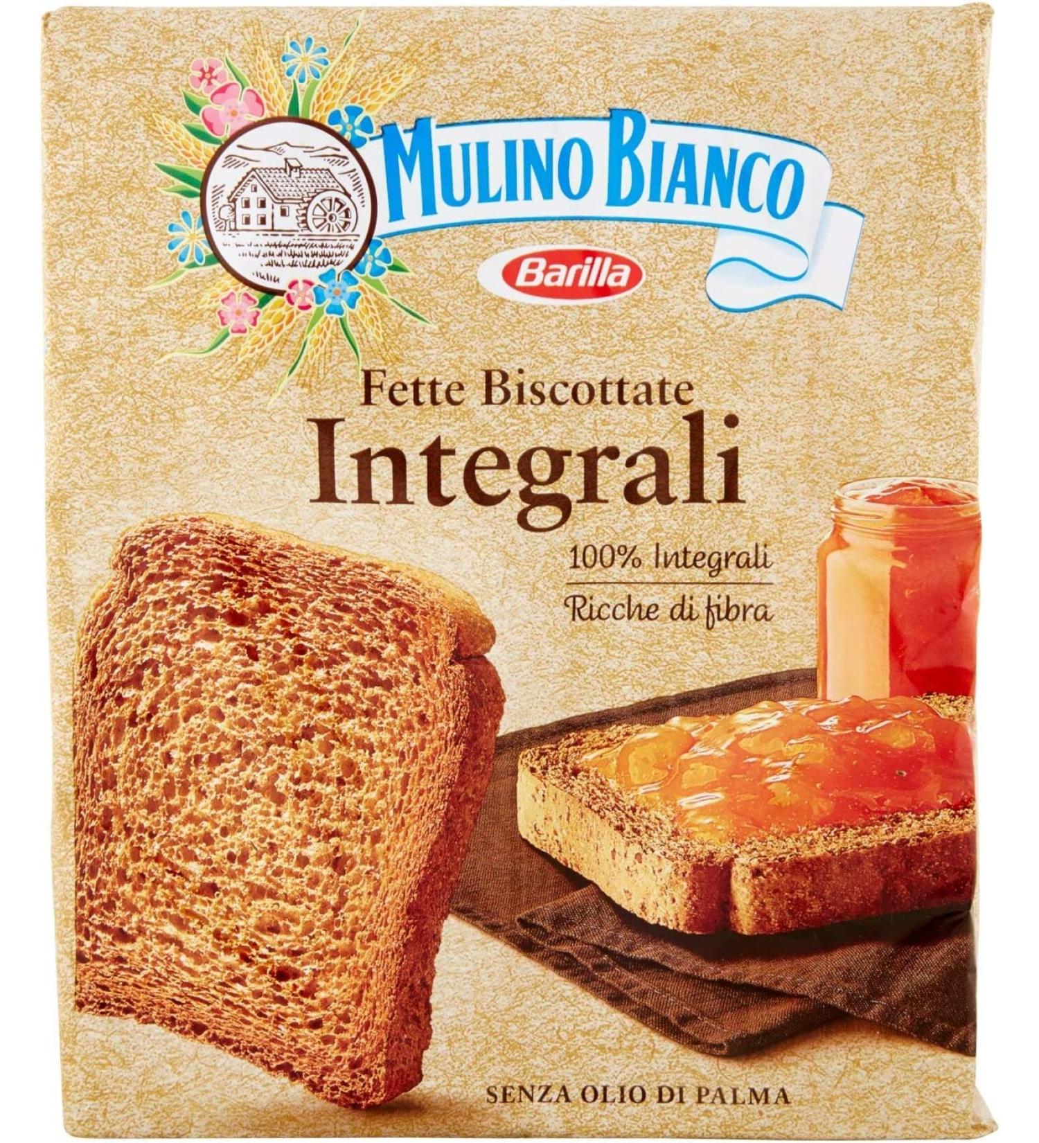  Mulino Bianco Mulino Bianco Biscottate Volkoren 315g Whole Grain Biscuits From Italy - Buy Online on GoSupps.com