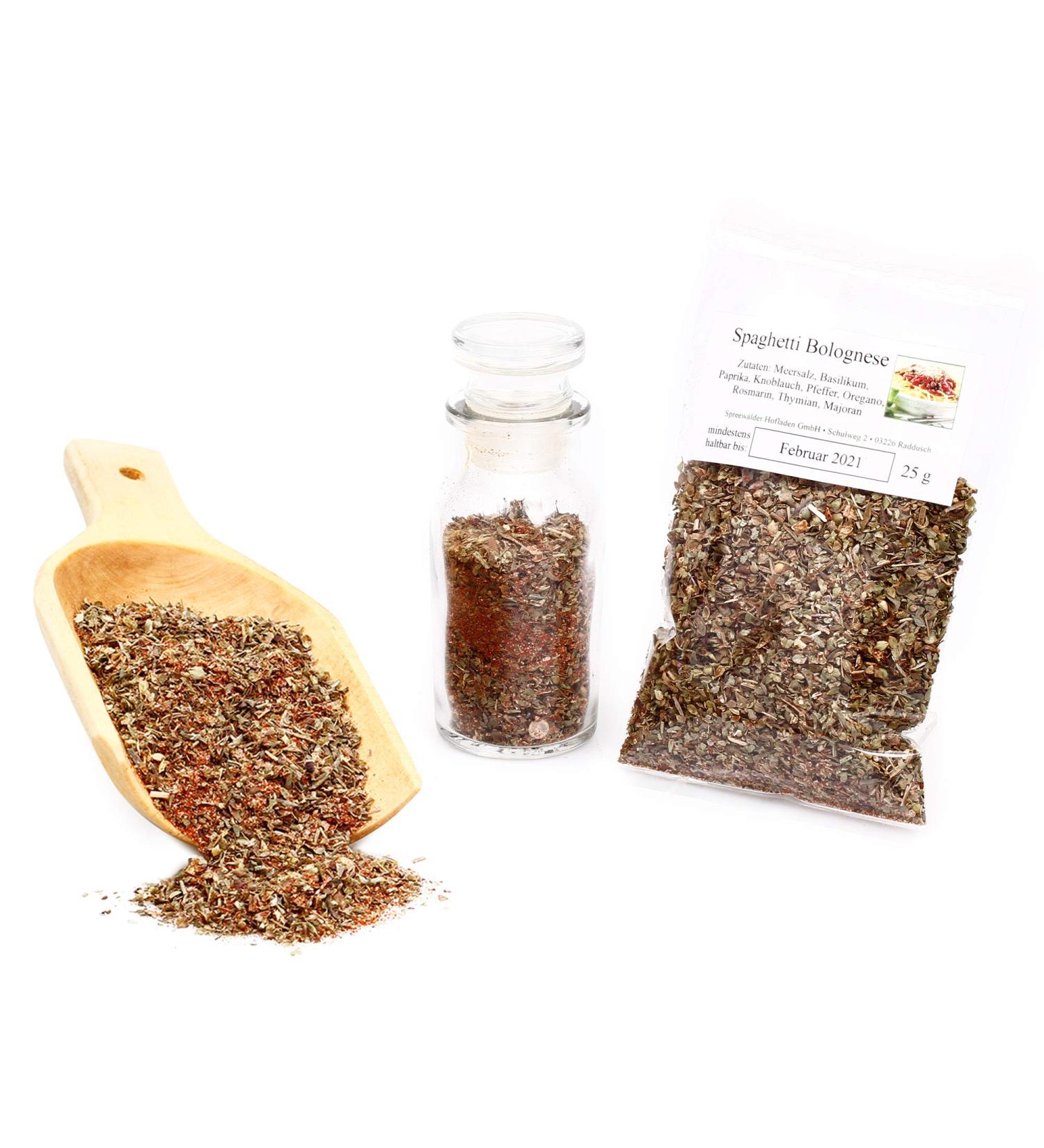  Feine W rze Spaghetti Bolognese Spice Mix pasta sauce spices Italian herbs tomato sauce gluten-free pasta 25g - Buy Online on GoSupps.com