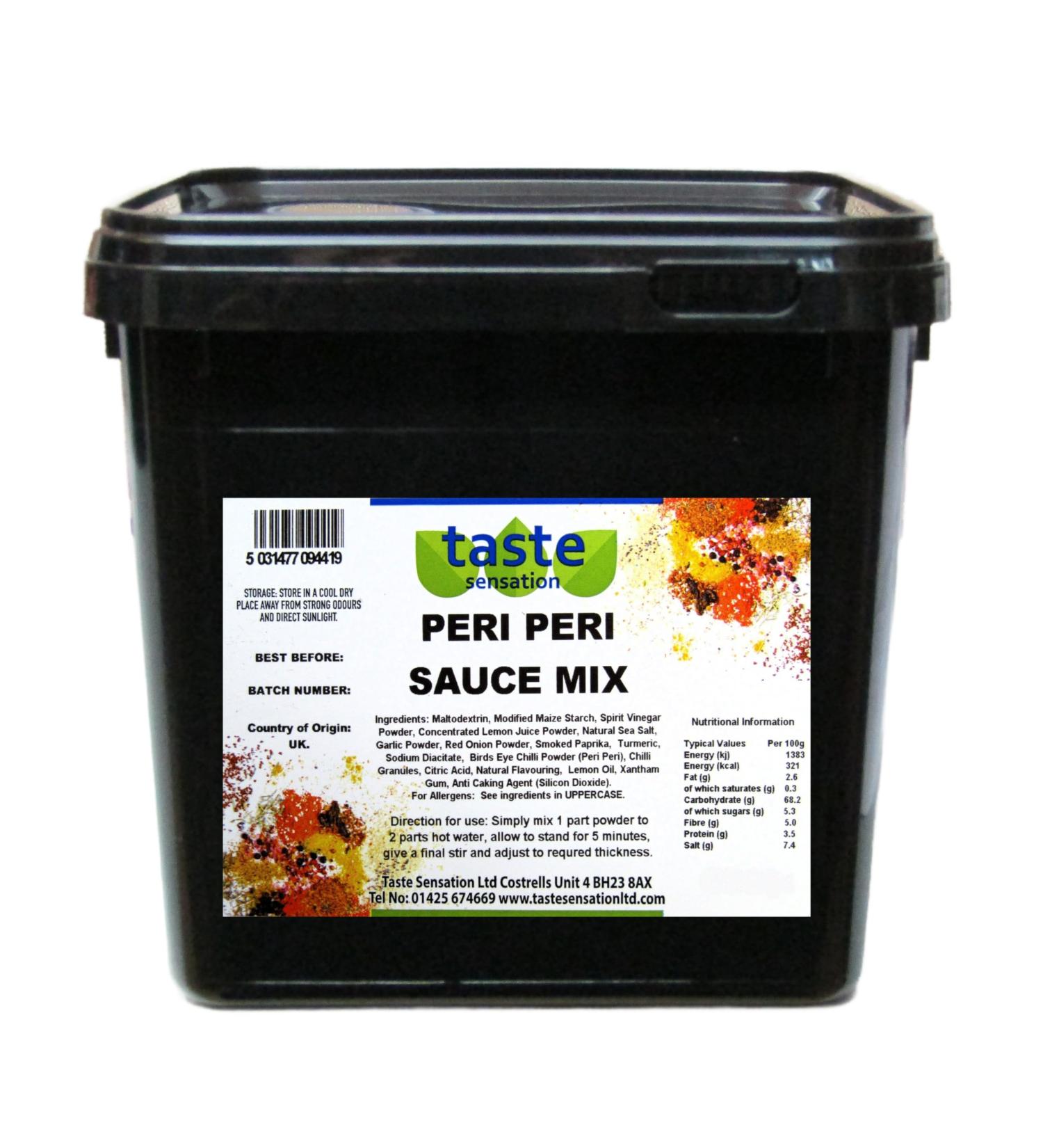Peri Peri Sauce Mix - 2.5kg Catering Tub - Buy Online on GoSupps.com