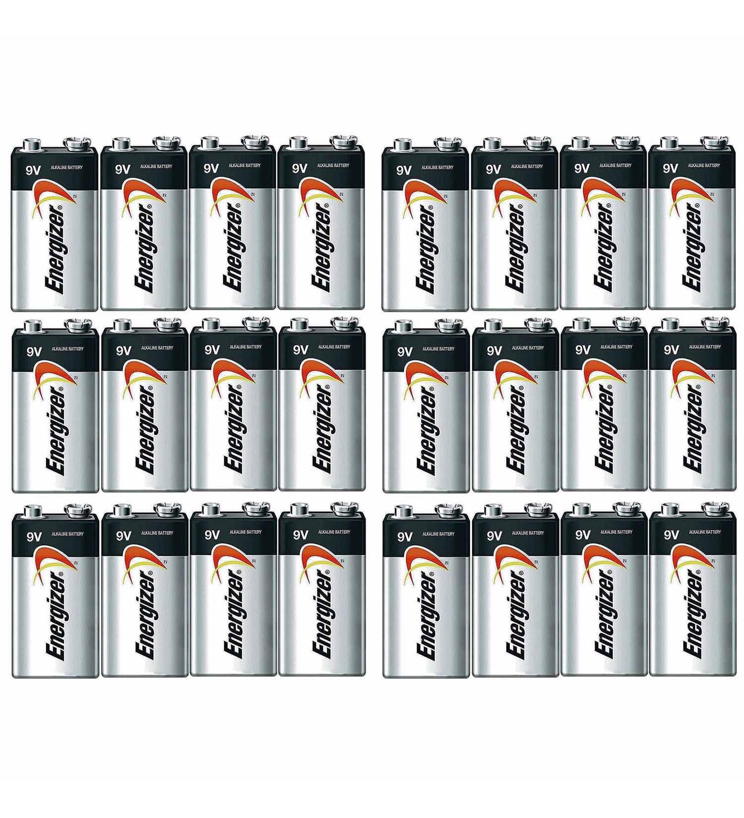 Energizer Max Alkaline 9 Volt, 24 Pack