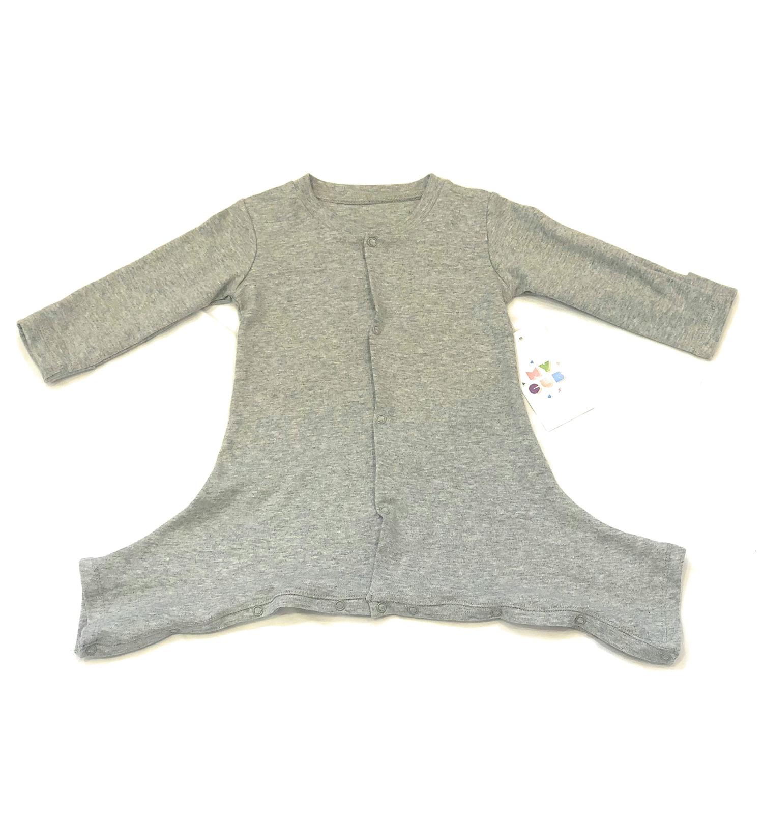 Grey Unisex Hip Dysplasia Baby Grow for Newborns - My Cub UK (MCHDBG) - Buy Online on GoSupps.com