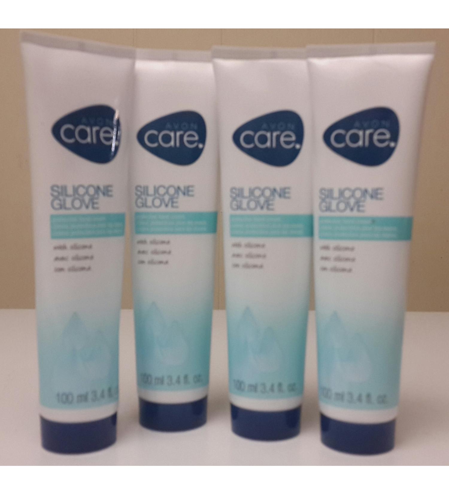 Avon Care Silicone Glove Protective Hand Cream Lot of 4