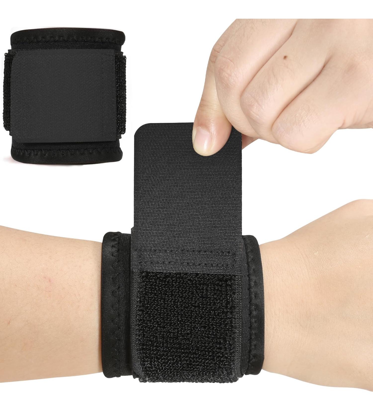 Gleemen Wrist Bandages - 2 Breathable Wrist Wraps for Support | Elastic Velcro Fastener | Ideal for Fitness Sports & Strength Training - Buy Online on GoSupps.com