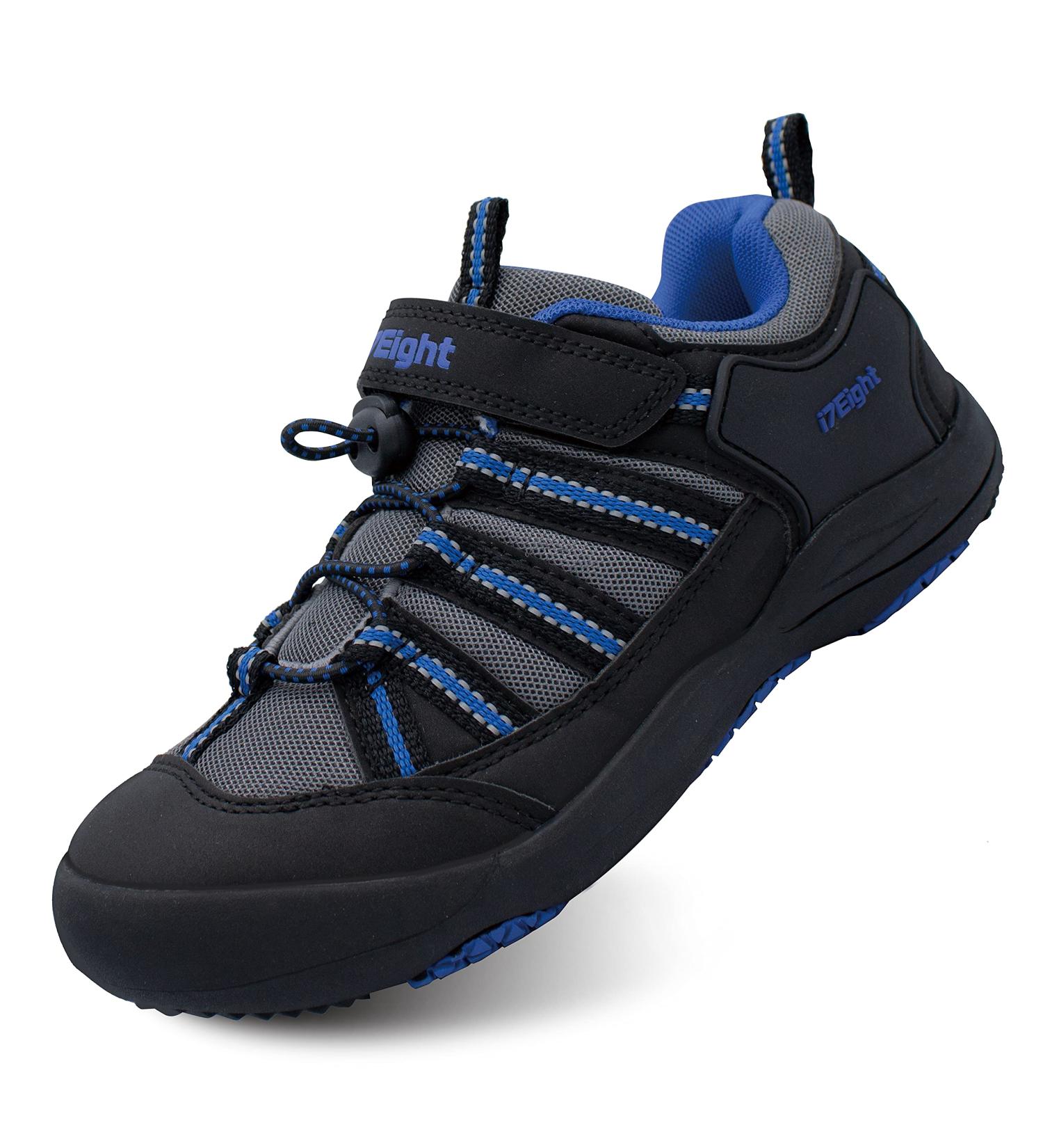 i78 Kids Sport Hiking Shoes - Lightweight Breathable Sneakers for Outdoor Activities - Blue Black - Little/Big Kid Sizes - Buy Online on GoSupps.com