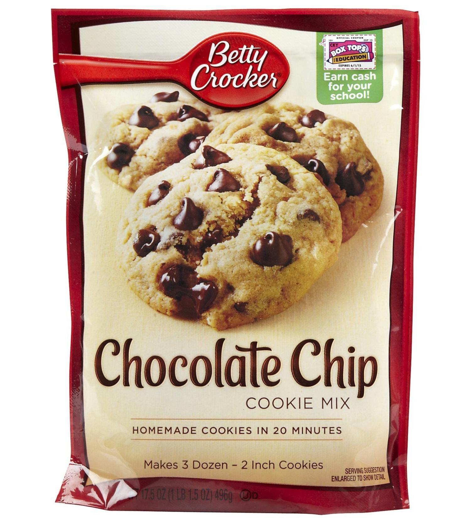 Betty Crocker Chocolate Chip Cookie Mix - 17.5 OZ (496g) - Buy Online on GoSupps.com