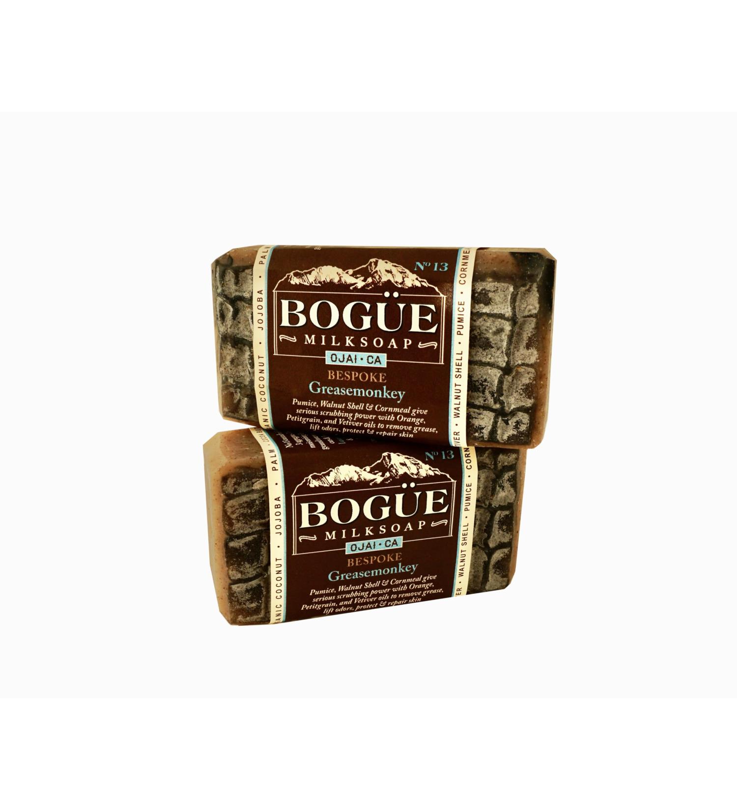 Handmade Goat Milk Soap - BOGUE No.13 Greasemonkey Blend | 2 Bars | Orange & Vetiver - Ultimate Grease Removal for Hardworking Hands - Buy Online on GoSupps.com