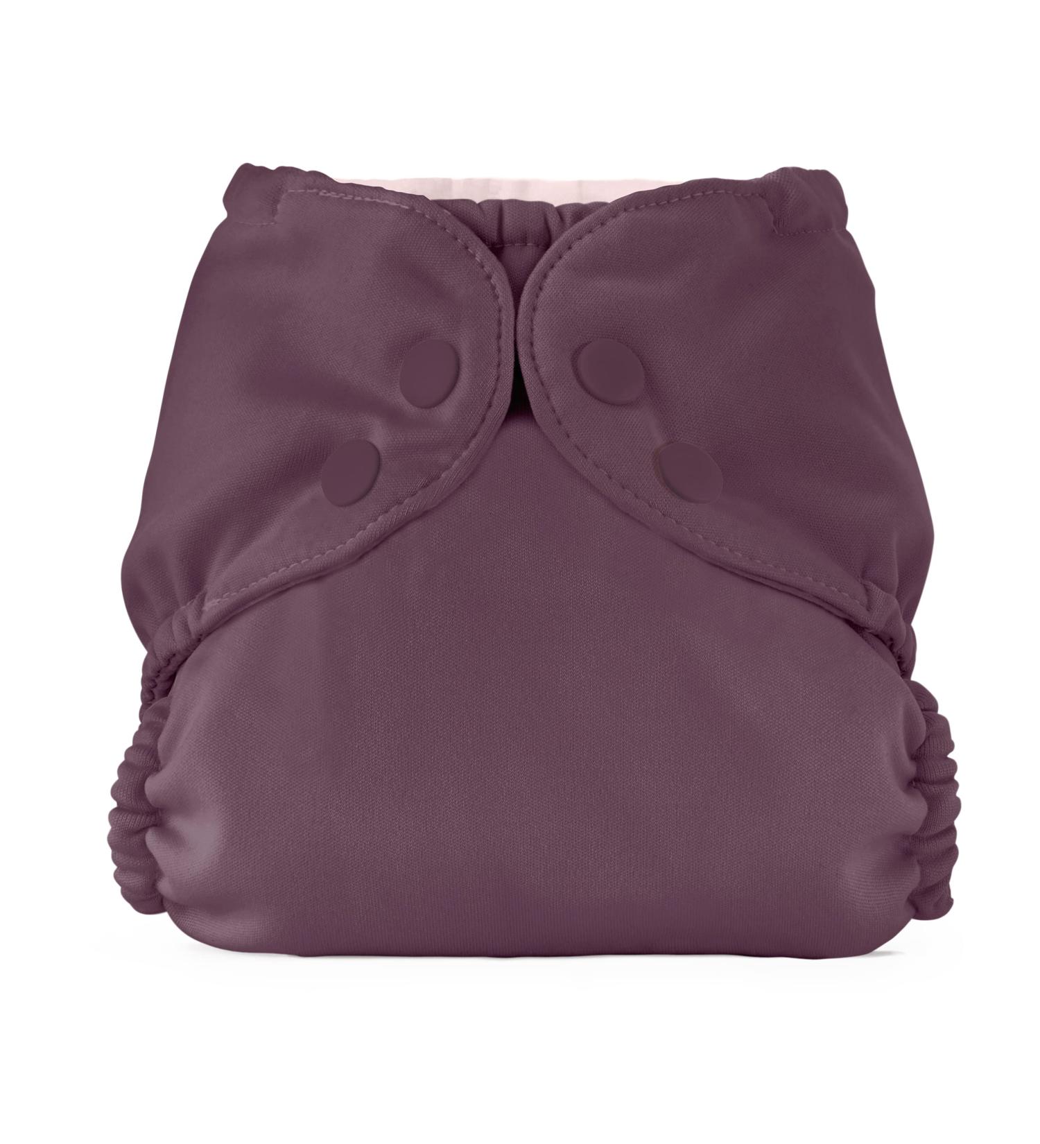 Esembly Cloth Diaper Cover Swim Diaper Size 1 Plum | Leak-Proof, Breathable, Snap Closure | Reusable Outer Waterproof Layer for Prefolds, Flats, Fitteds | 7-17lbs - Buy Online on GoSupps.com