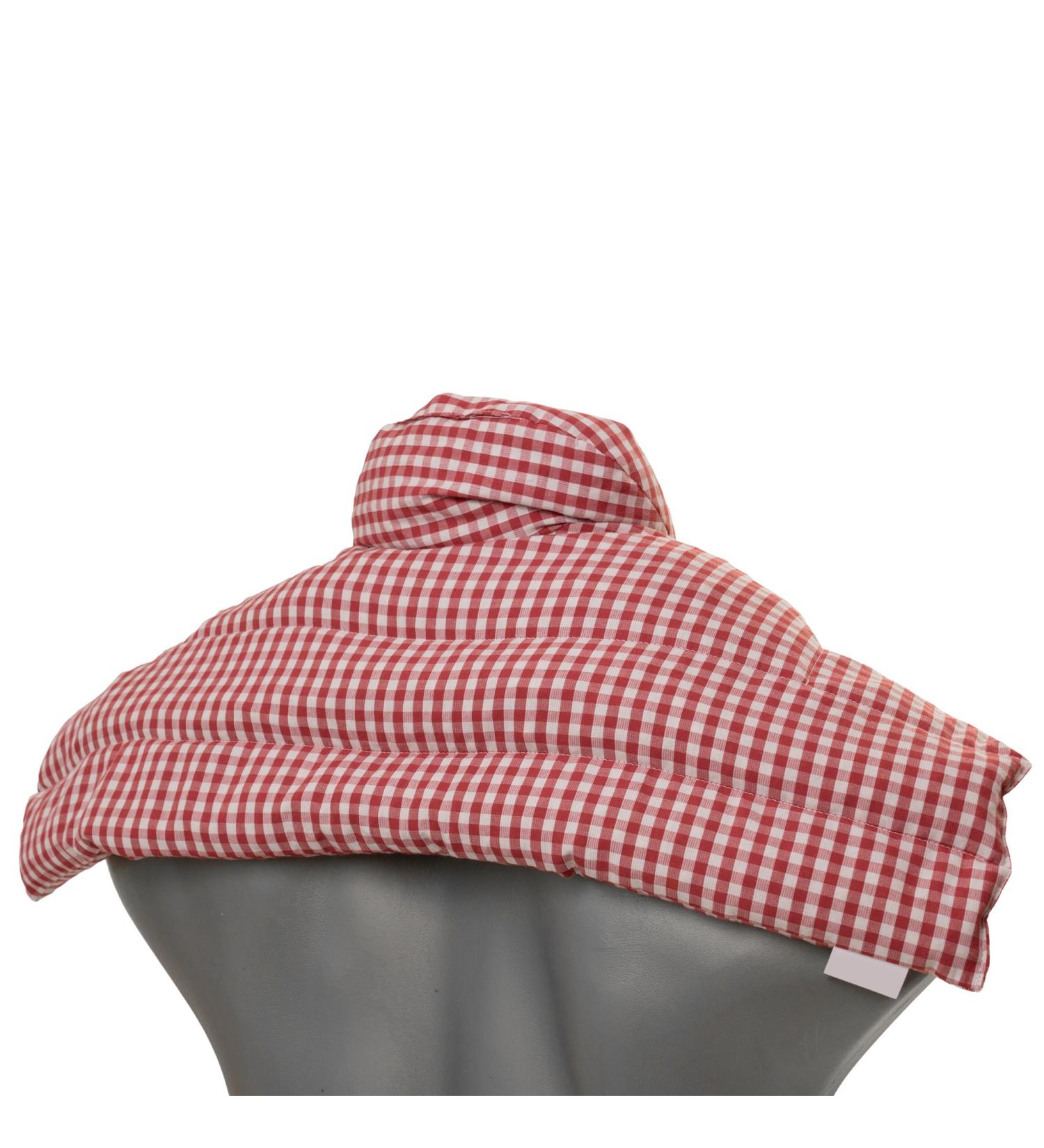 Buy Linseed Pillows for Neck & Shoulder Pain Relief - Bio-Fabric Red-White Collar Comfort - Buy Online on GoSupps.com