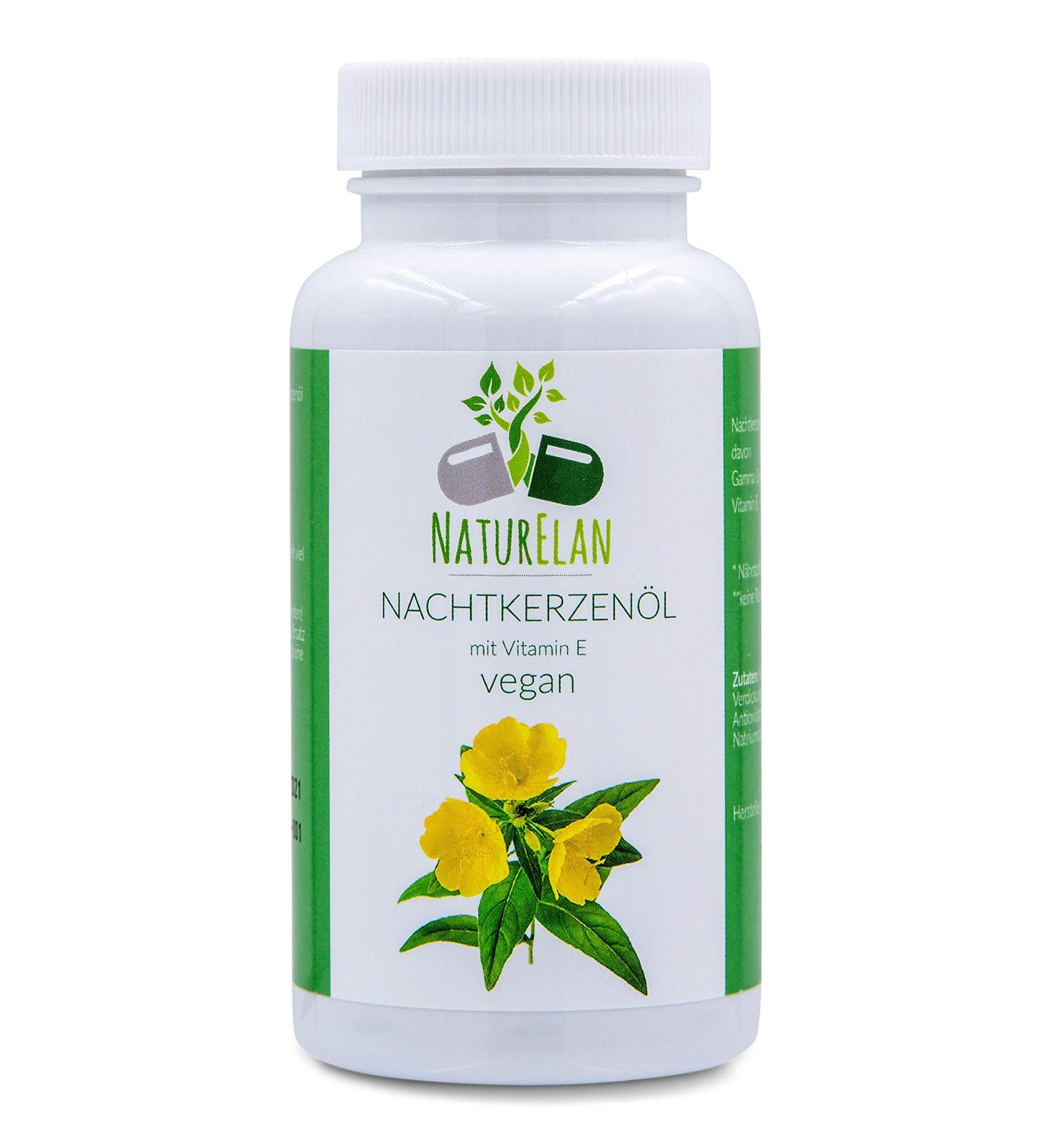 NaturElan Evening Primrose Oil - Vegan Capsules (90) | Premium Quality Nutritional Supplement for Women's Health - Buy Online on GoSupps.com