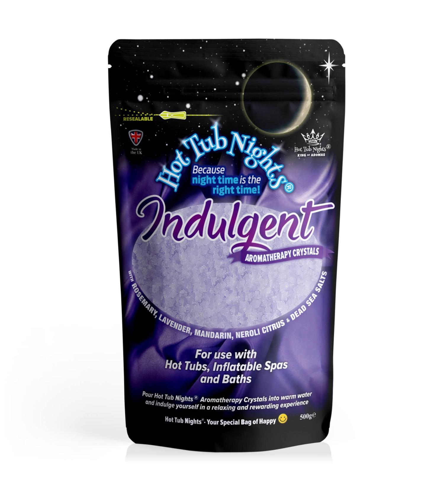 Hot Tub Nights (Indulgent Aromatherapy Crystals Vegan (500g) - Buy Online on GoSupps.com