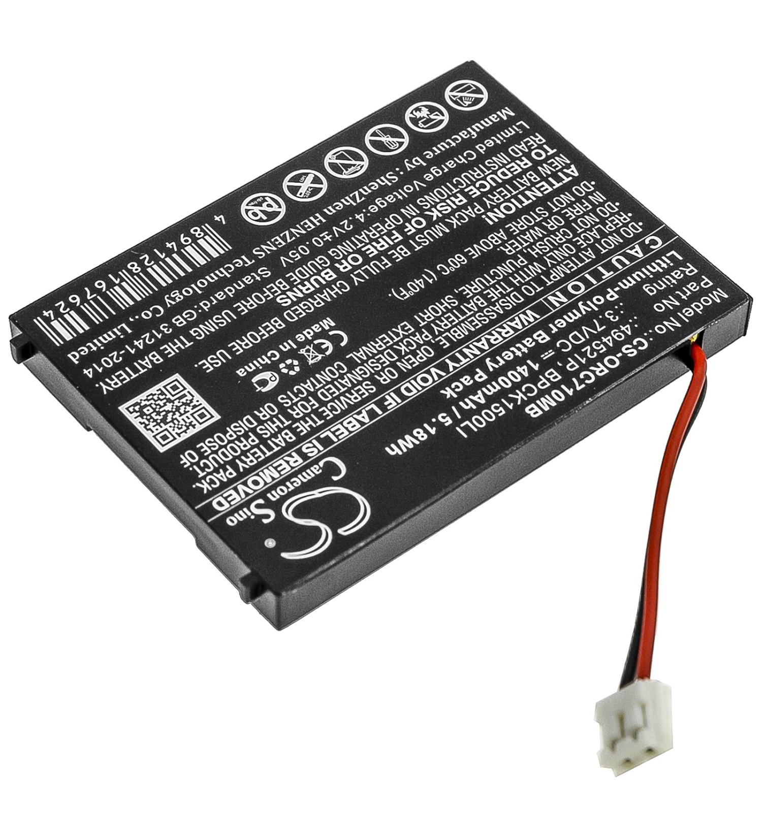 PRUVA Battery for Oricom SC701 SC705 Secure SC705 SC710 - 1400mAh | Fast International Shipping - Buy Online on GoSupps.com