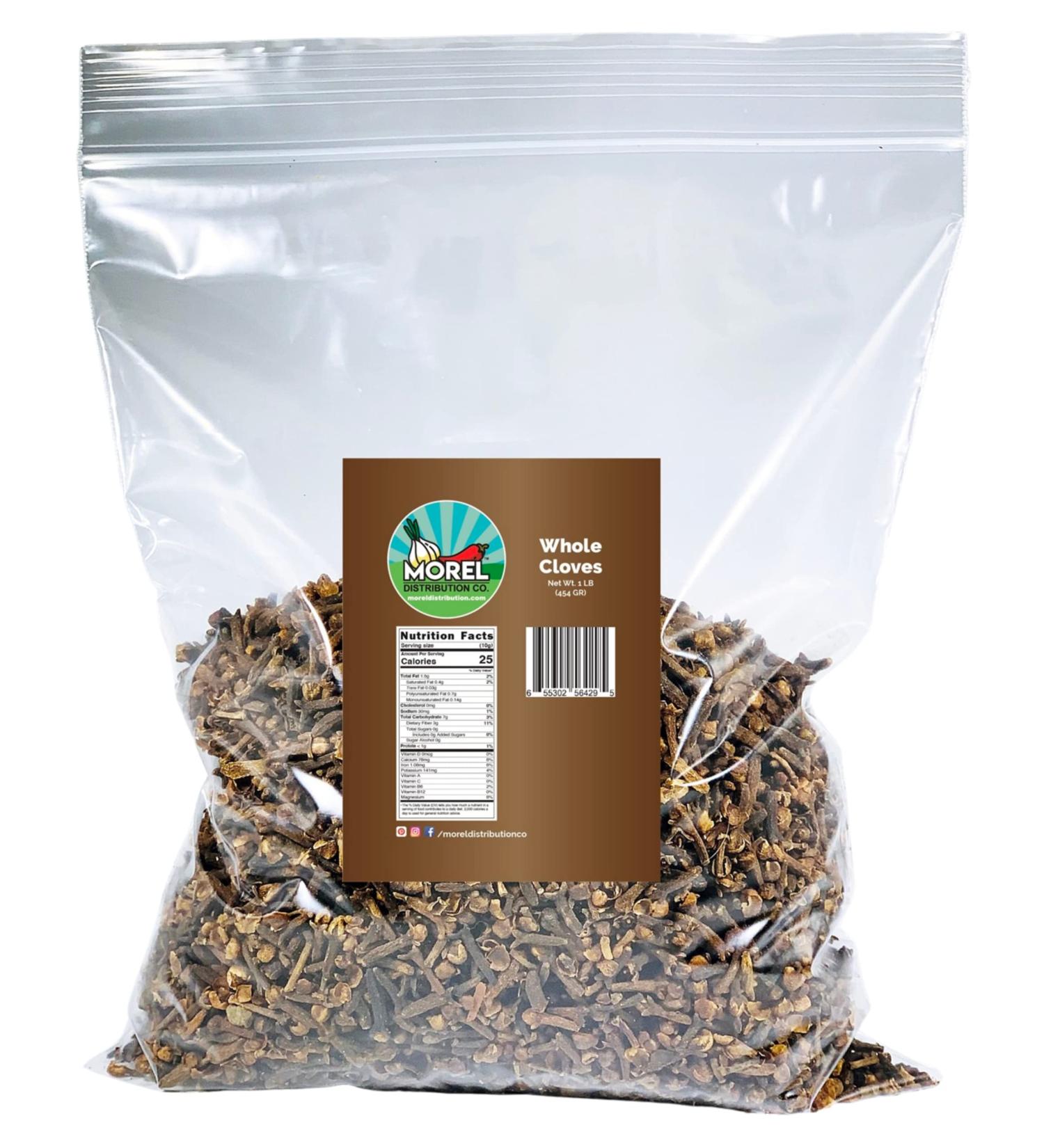 Organic Whole Cloves (Clavo de Olor) - 1lb Pack for Cooking & Seasoning | Fresh and Aromatic - Buy Online on GoSupps.com
