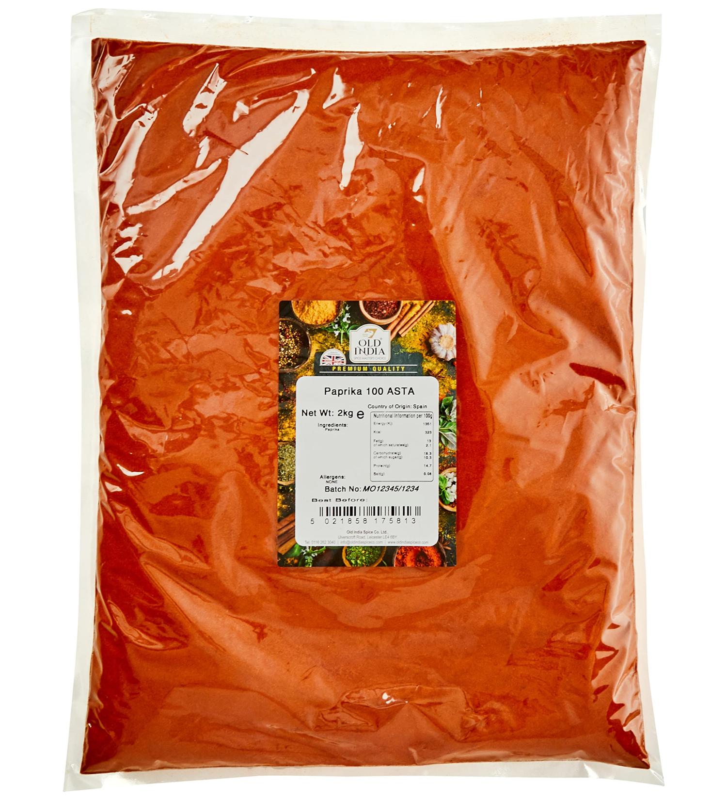 Old India Paprika 100 ASTA - 2kg (Pack of 1) | Premium Quality Spice - Buy Online on GoSupps.com