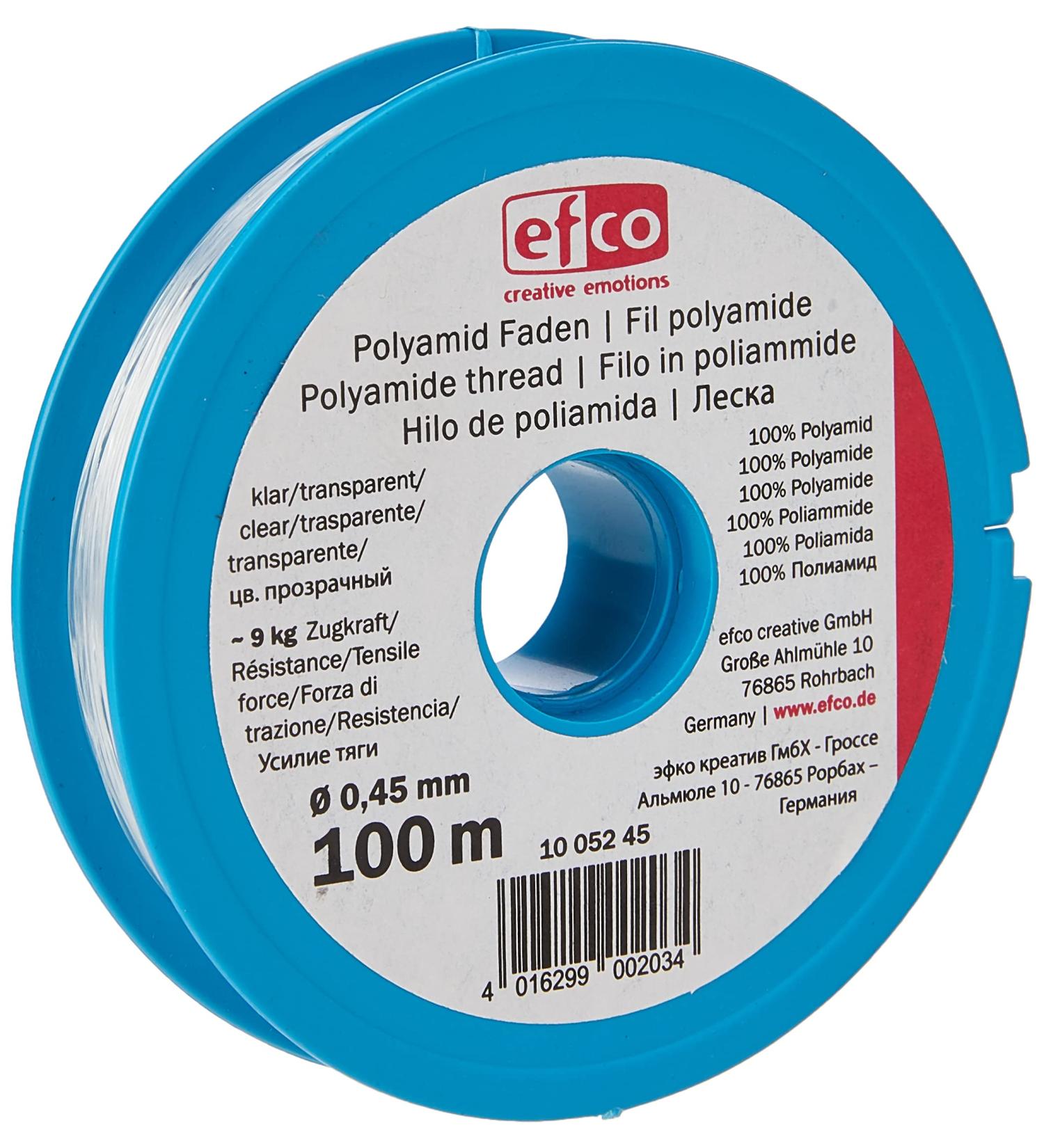 Perlon Thread Clear 0.45mm - High Tensile Strength 9kg - Ideal for International Shipping - Buy Online on GoSupps.com