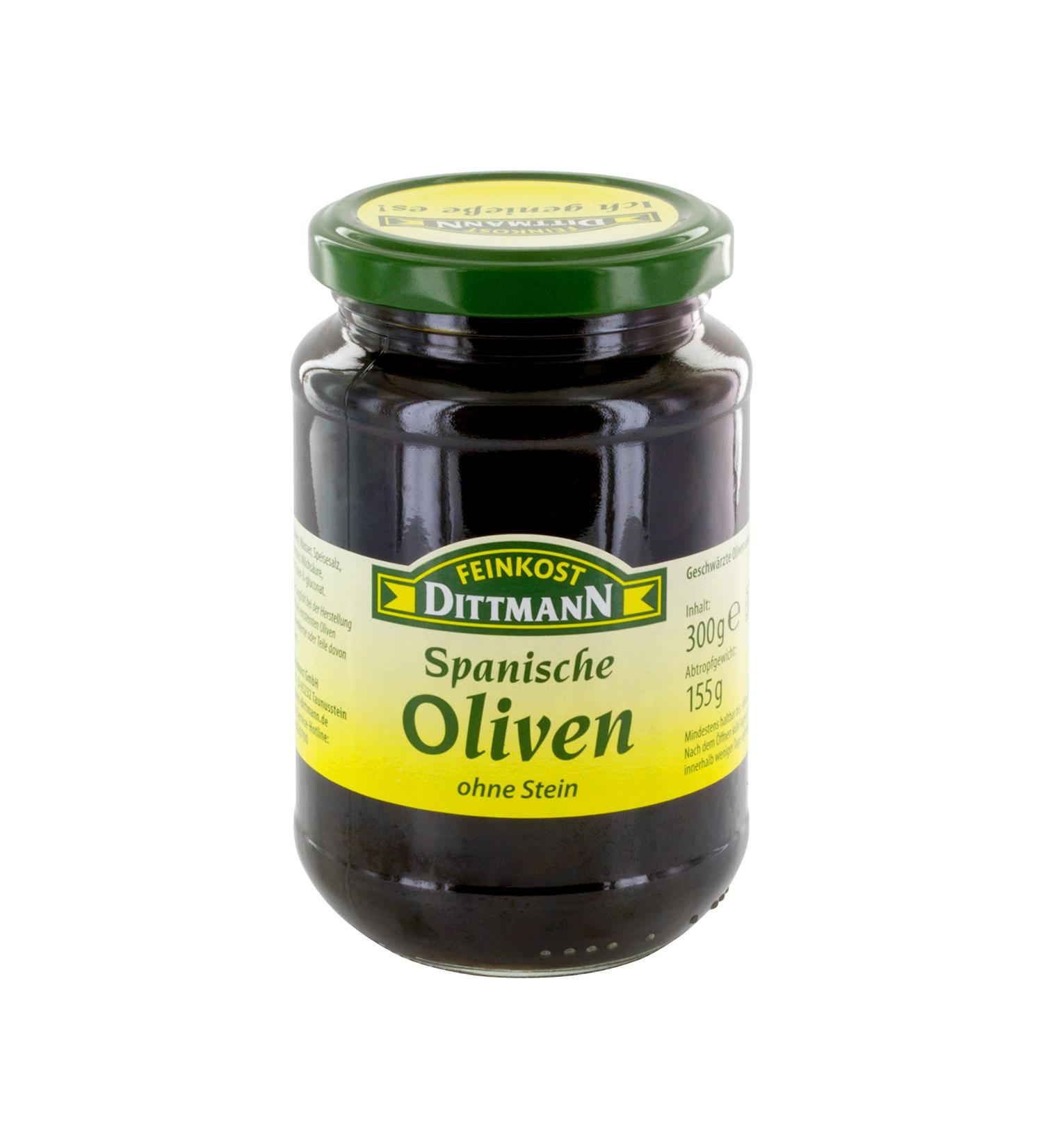 Buy Feinkost Dittmann Blackened Olives without Stones - 155g | Premium Quality Snacks | International Shipping Available - Buy Online on GoSupps.com
