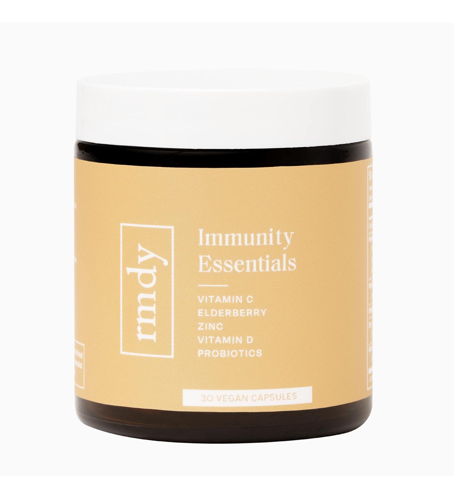 rmdy Immunity Support Supplement - Vitamin C, Zinc, Elderberry, Vitamin D, Probiotic, Antioxidant - 30 Capsules - Gluten-Free, Vegan, Non-GMO - Buy Online on GoSupps.com
