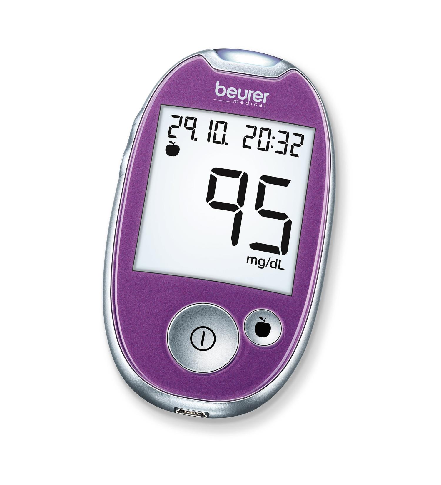 Buy Beurer GL 44 Blood Glucose Meter - Accurate & Compact Purple - International Shipping - Buy Online on GoSupps.com