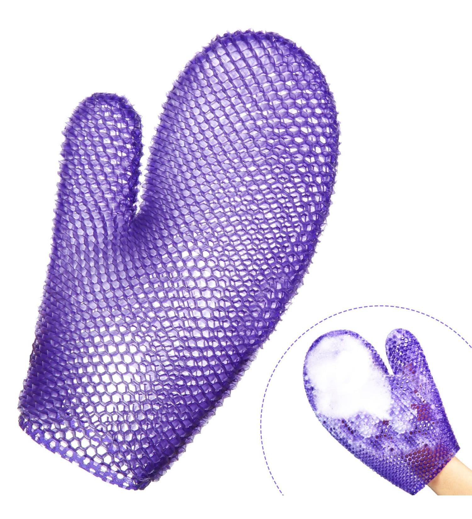Spa Bath Mitt Exfoliating Glove - Body & Skin Exfoliator for Beauty Spa Massage - Buy Online on GoSupps.com