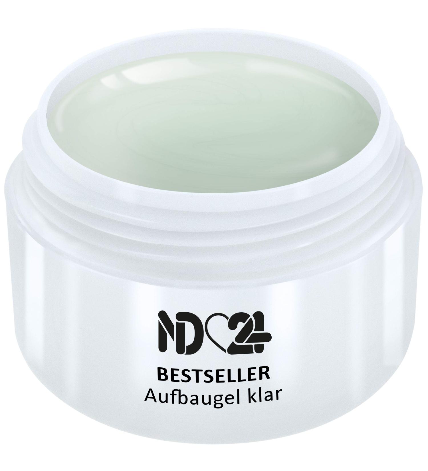 Builder Gel Clear Thick Viscosity - UV Nail Gel - Made in Germany (15ml)