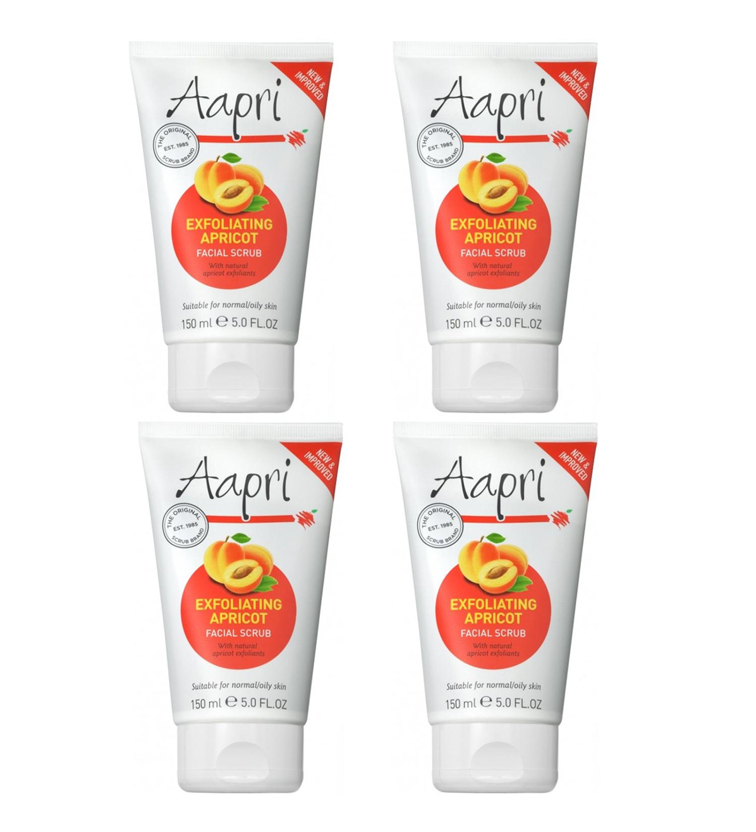 Aapri Peeling Face Care Apricot 150 ml 4 pieces