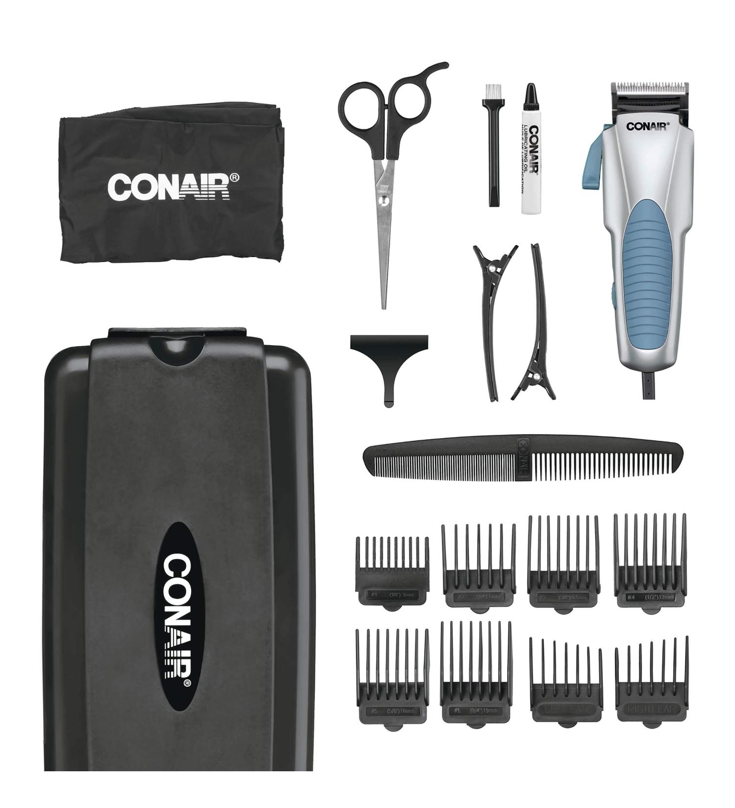 Conair Custom Cut 18-Piece Hair Clipper with Universal No Slip Grip - Buy Online on GoSupps.com