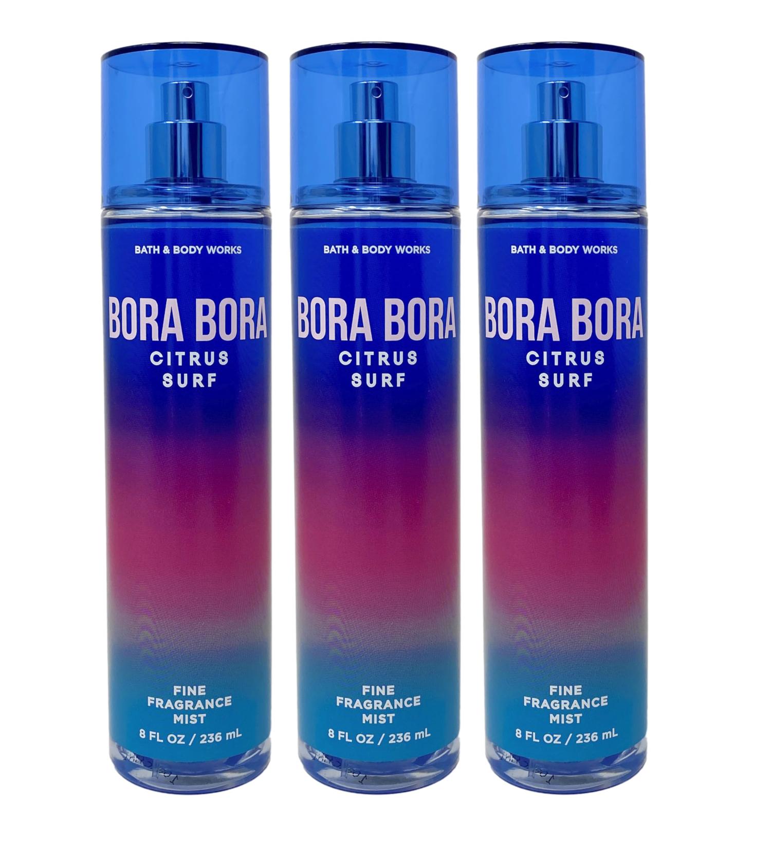 Bath & Body Works Bora Bora Citrus Surf - pack of 3 Fine Fragrance Mist
