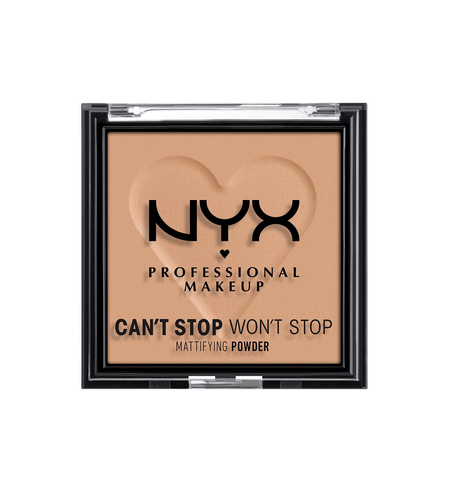 NYX Can't Stop Won't Stop Mattifying Powder - Matte Finish Shade Tan 06 | 1 Piece (1 Pack) - Perfect for Oily Skin - Buy Online! - Buy Online on GoSupps.com