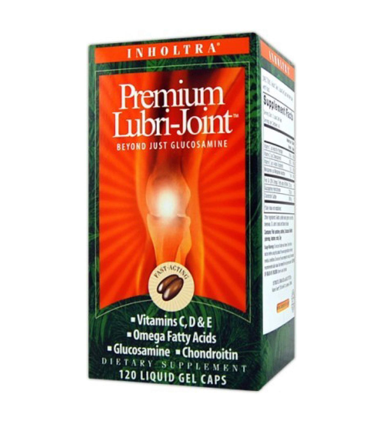 Nature's Secret Inholtra Premium Lubri-Joint Fast-Acting Joint & Connective Tissue Health Supplement with Vitamin C D & E Omega Fatty Acids Glucosamine & Chondroitin - 120 Liquid Softgels - Buy Online on GoSupps.com