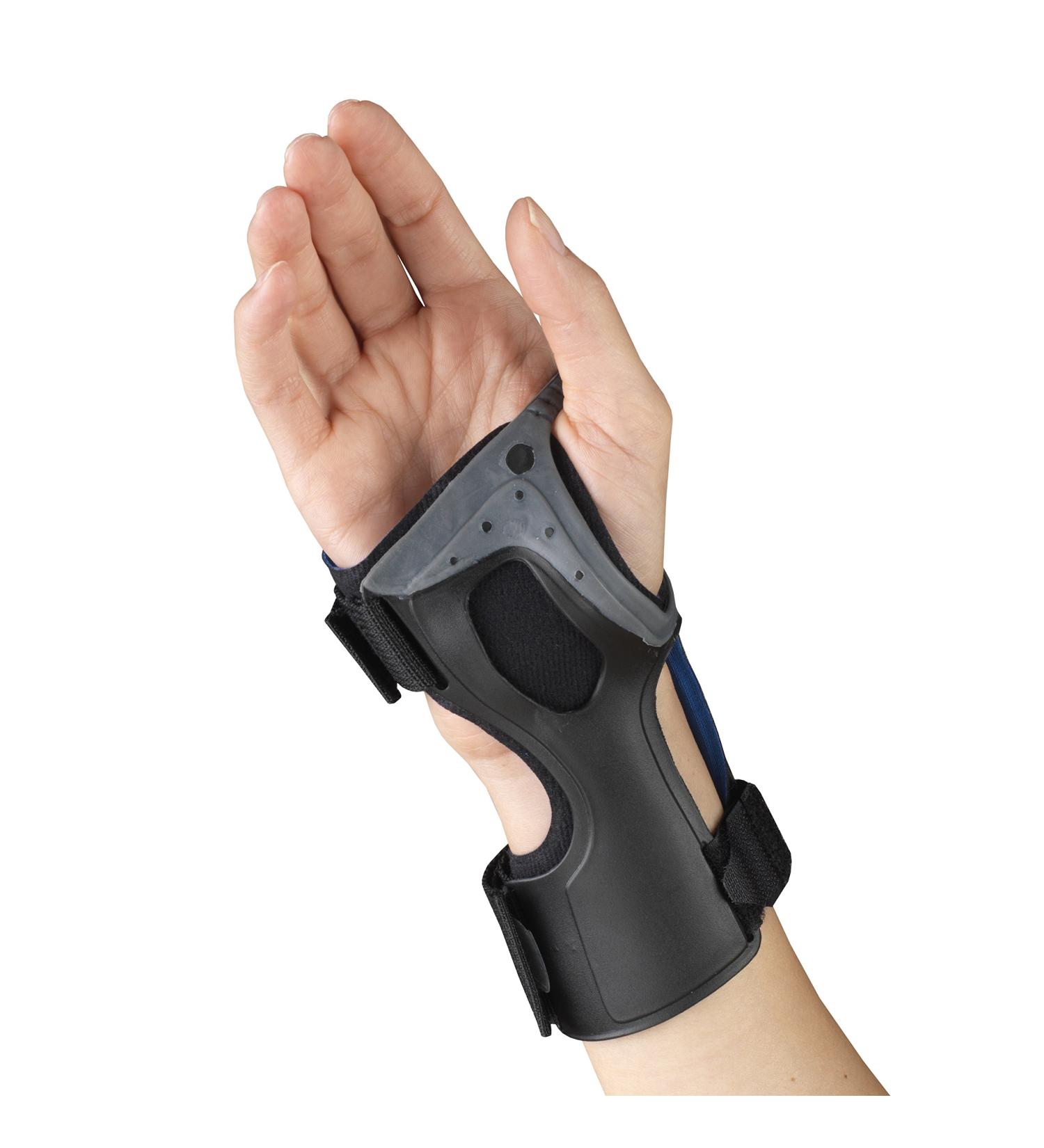 OTC Exolite Low-Profile Wrist Brace for Right Hand - Molded Exoskeleton Medium Black | International Shipping Available - Buy Online on GoSupps.com