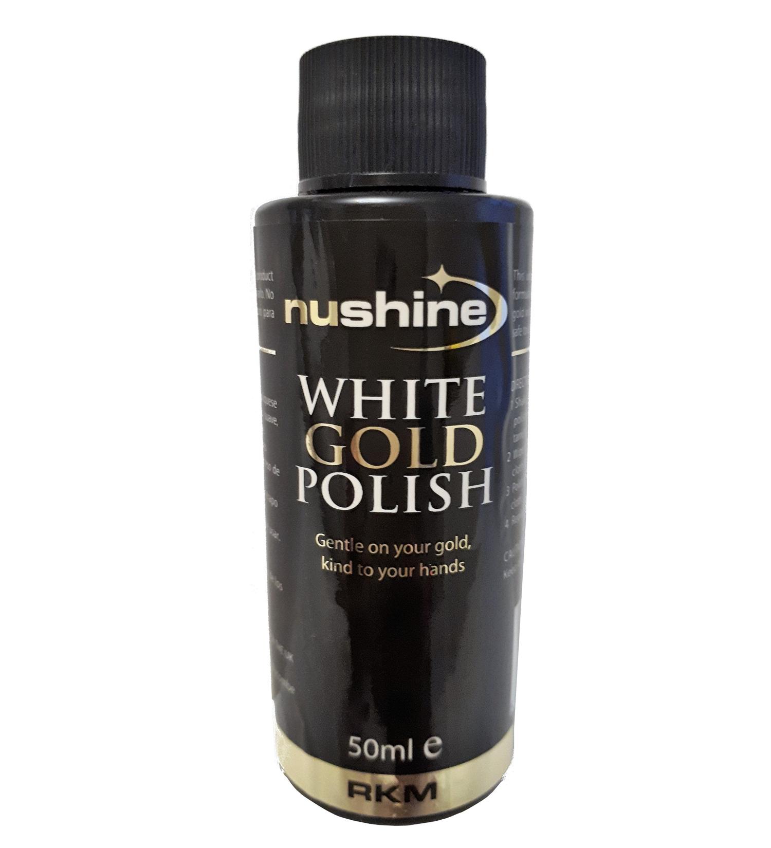 Nushine White Gold Polish 1.7 Oz - ecofriendly Formulation