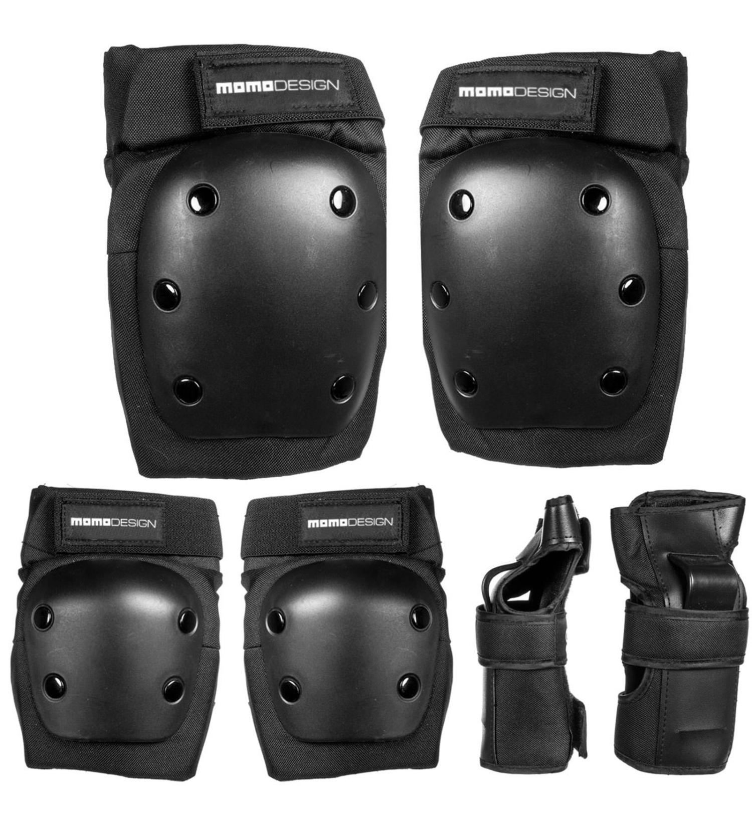 Momo mmmommobi00636 Protective Set Unisex Adult Black LXL