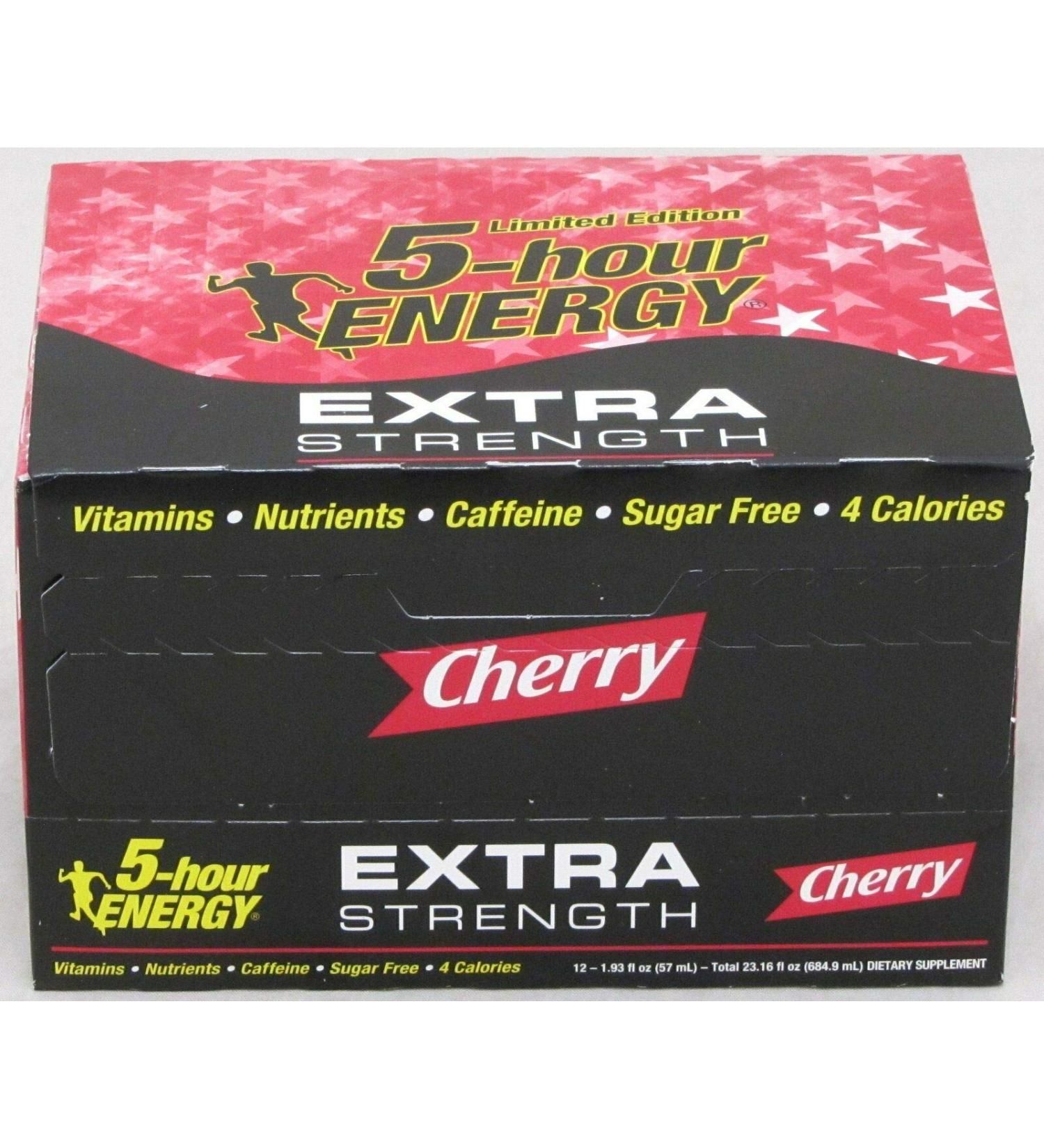 5 hour Extra Strength Cherry (12) - Buy Online on GoSupps.com