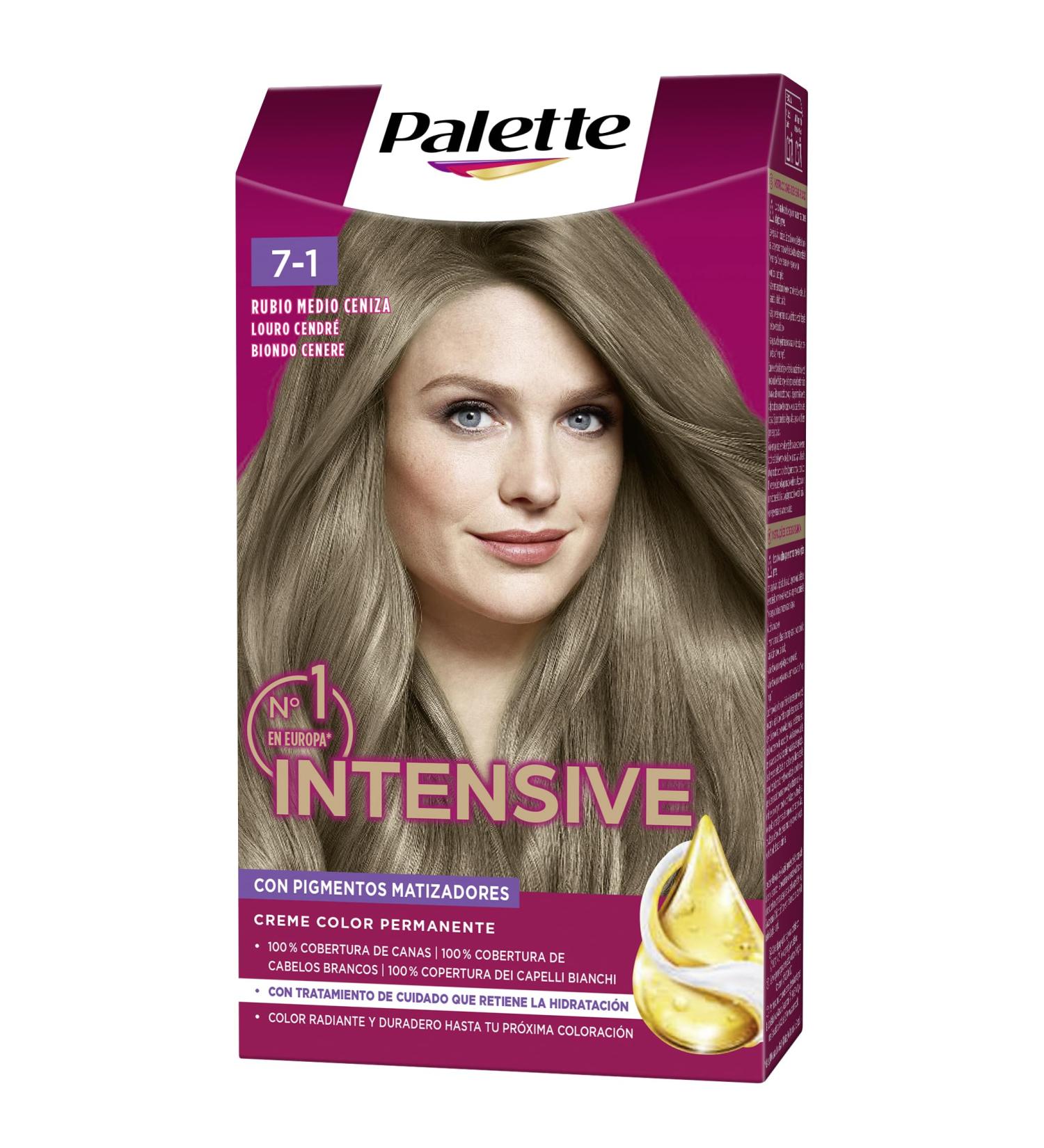 Henkel Ib rica Schwarzubt Palette Intensive Creme Color 71 Medium Asblond Optic gray coverage permanent care with marginals longlasting color to 8 weeks - Buy Online on GoSupps.com