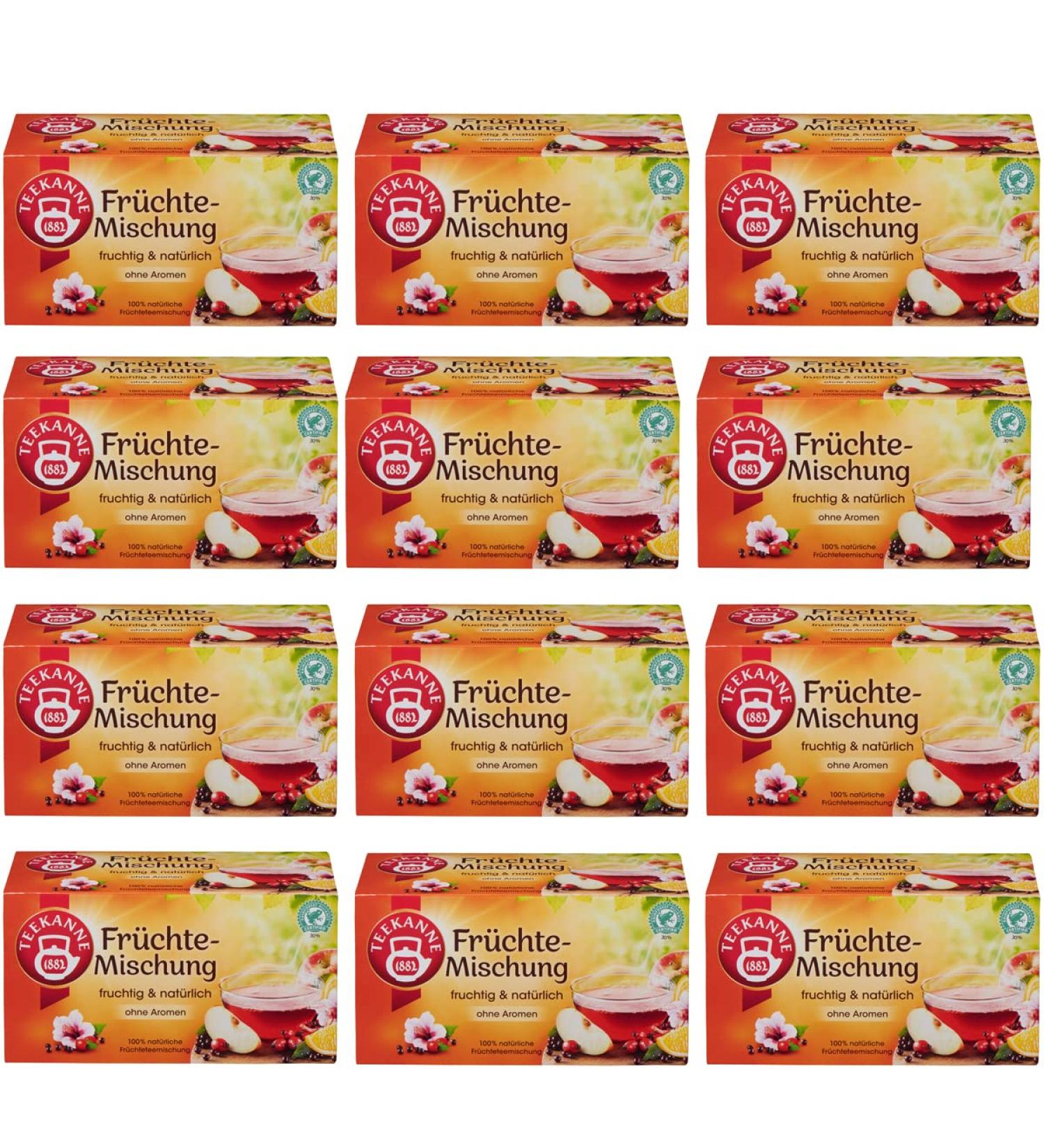 Teekanne Teekanne Pack of 12 fruit bags