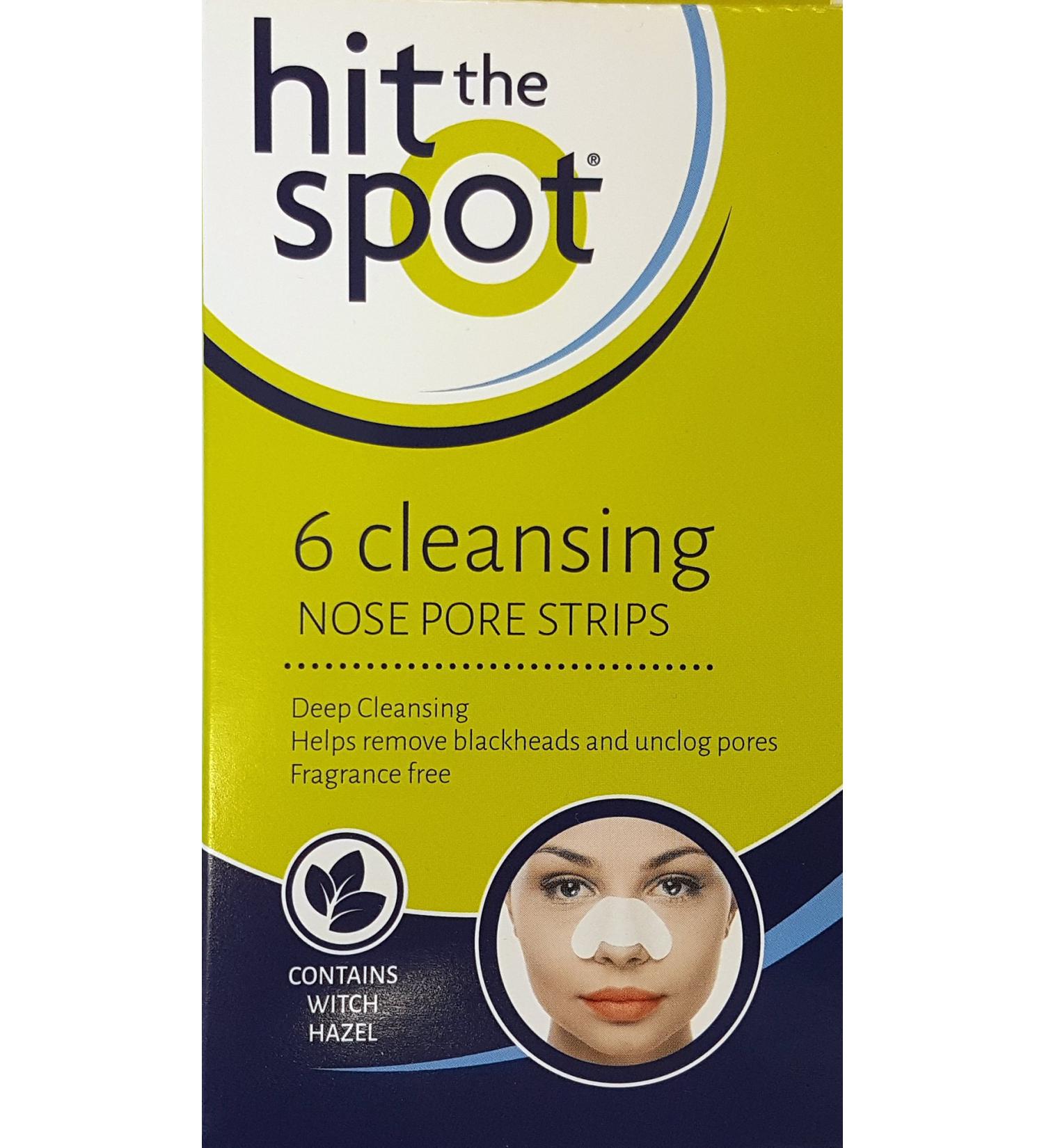 Hit The Spot Deep Cleansing Nose Pore Strips - Pack of 6