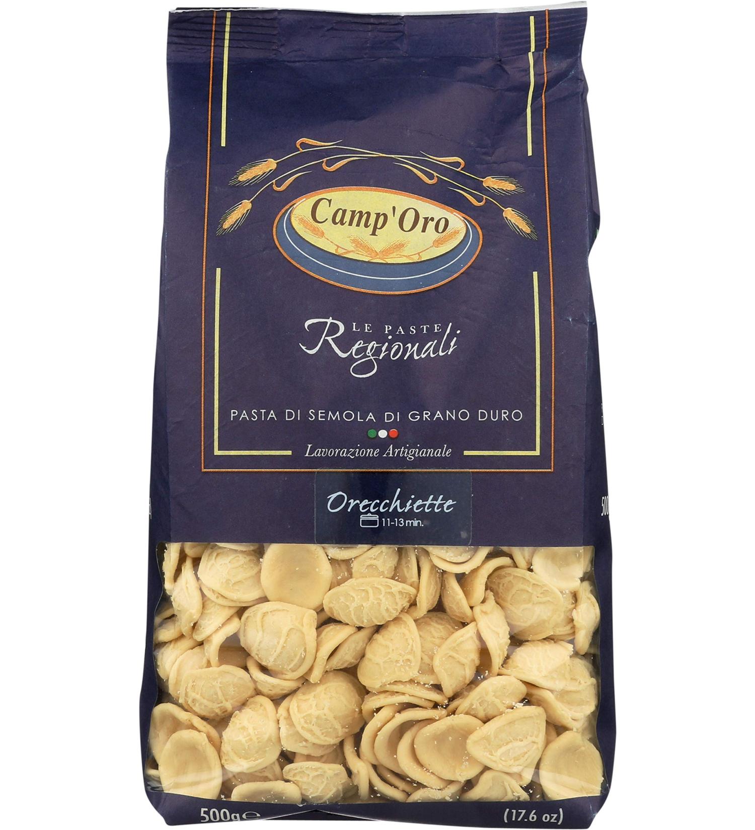 Camp'Oro Le Regionali Italian Orecchiette Pasta - 17.6 oz (Pack of 16) - Buy Online on GoSupps.com