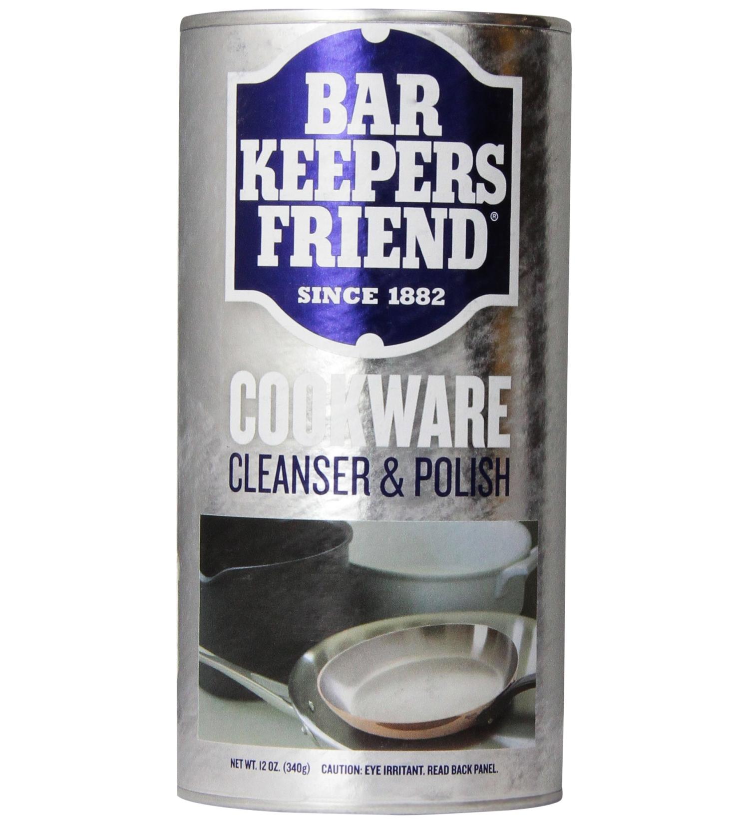 BAR KEEPERS FRIEND Cookware Cleanser and Polish Powder 12 Ounce Each Can 2 Pack'