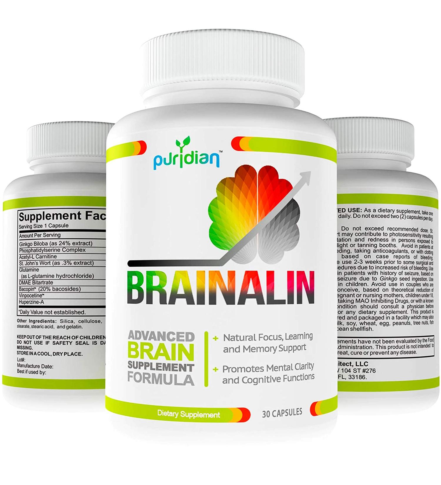 Suplemento Nootr pico Natural - Vitaminas para el Cerebro - Mejora Memoria y Concentraci n - Certificadas USA - F rmula Avanzada para Mujeres y Hombres - Buy Online on GoSupps.com