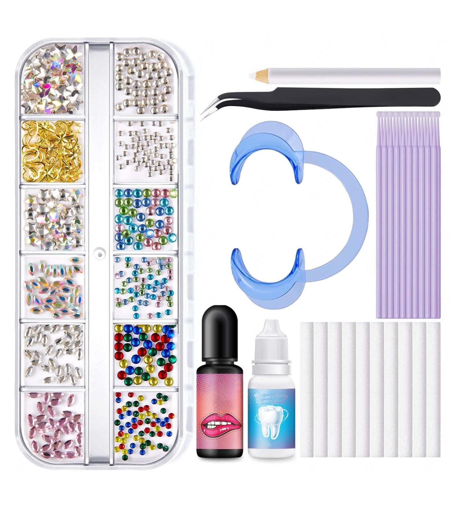 Shop LFLIFENG Tooth Gems - 8 Stylish Tartar Sets for Parties & Festivals | Buy Professional Teeth Decorations Online - Buy Online on GoSupps.com