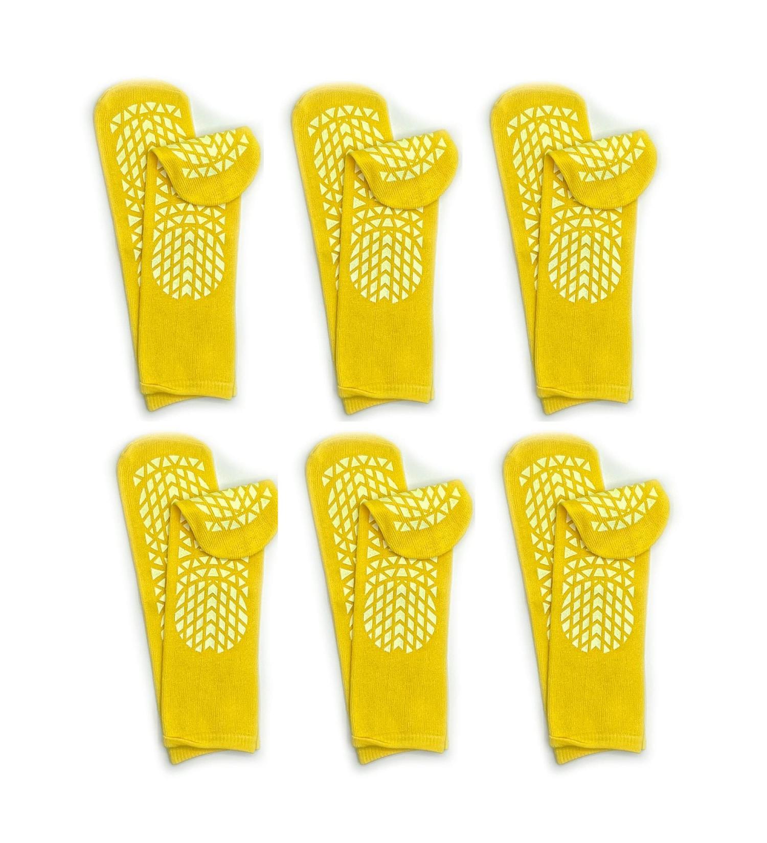 Secure Step High-Risk Safety Socks | 2-Sided Yellow Size L | International Shipping Available - Buy Online on GoSupps.com