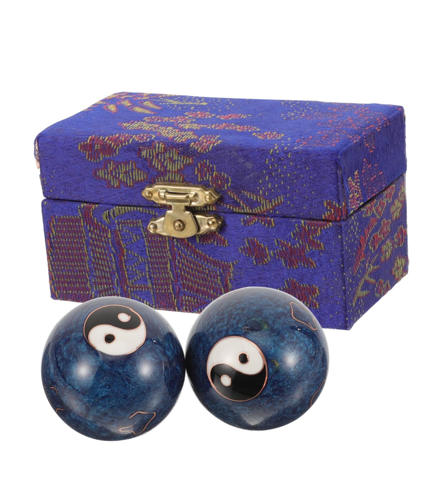 Shop Lurrose Chinese Baoding Balls - Metal Hand Massage & Stress Relief Exercise Balls for Fitness - Buy Online on GoSupps.com