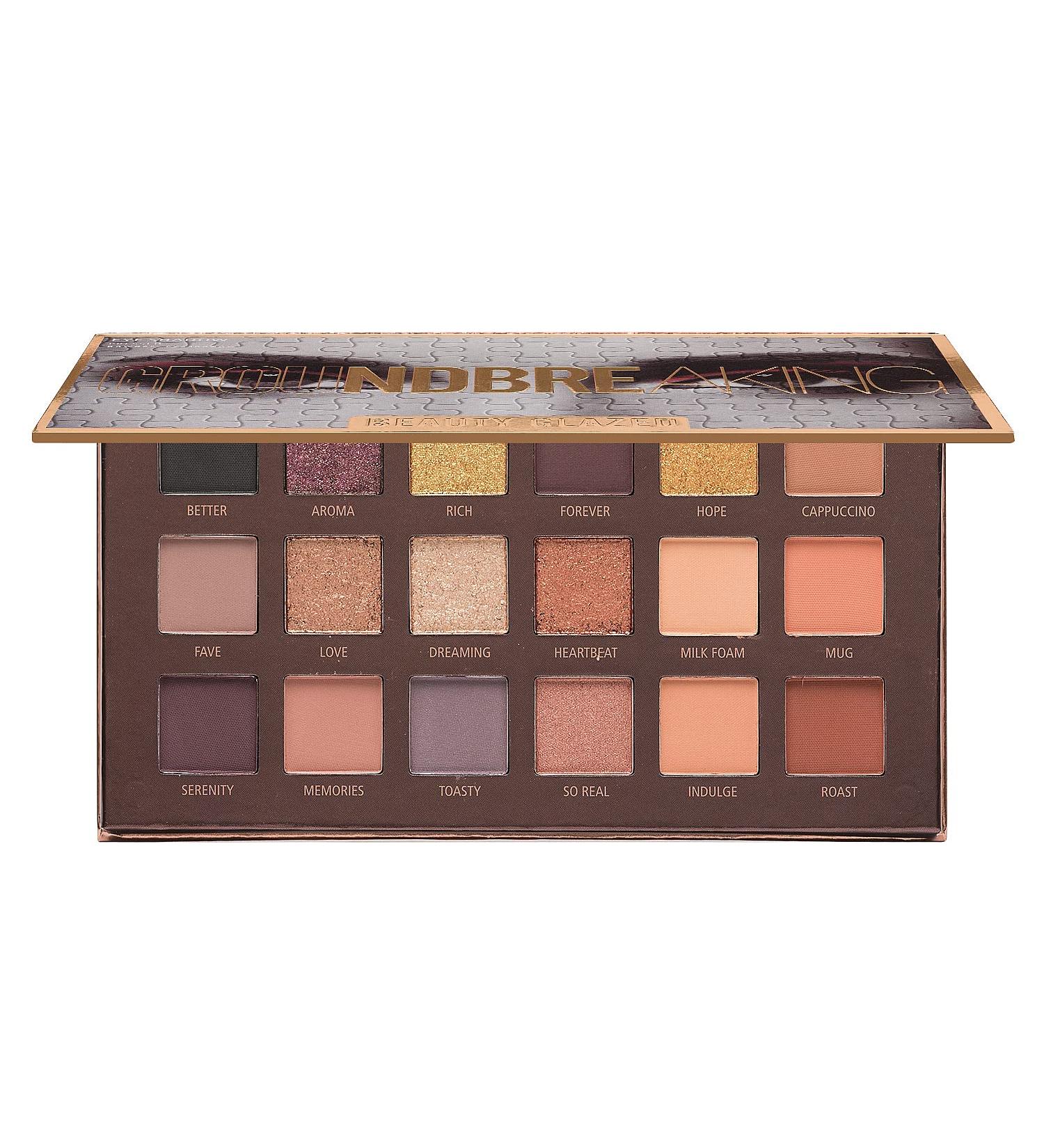 Brown Eyeshadow Palette for Mature Women | 18 Pigmented Warm Colors - Matte & Shimmer Waterproof Makeup - Buy Online on GoSupps.com