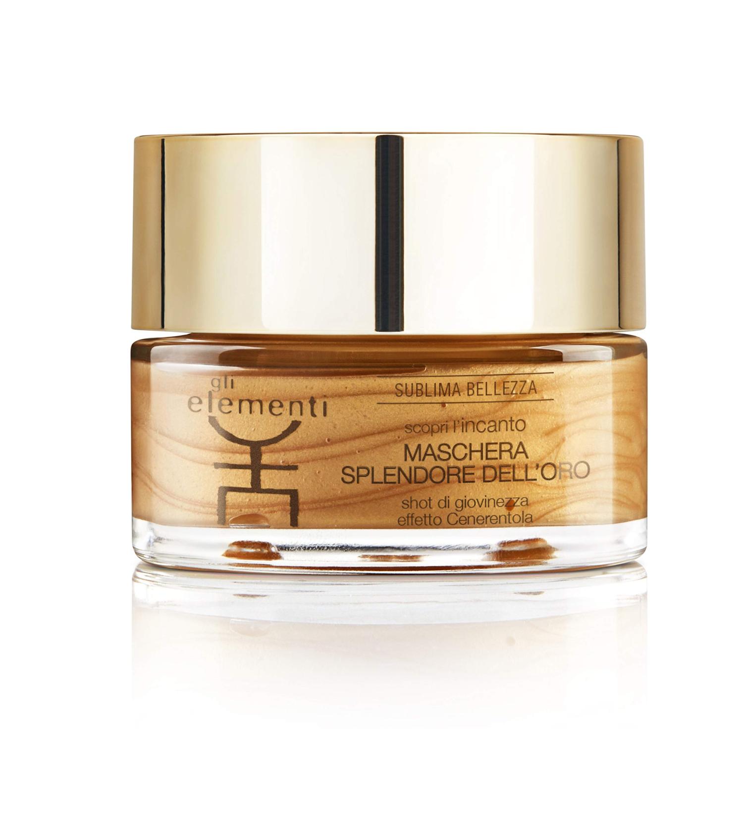 Gli Elementi Gold splendour mask - 50 ml