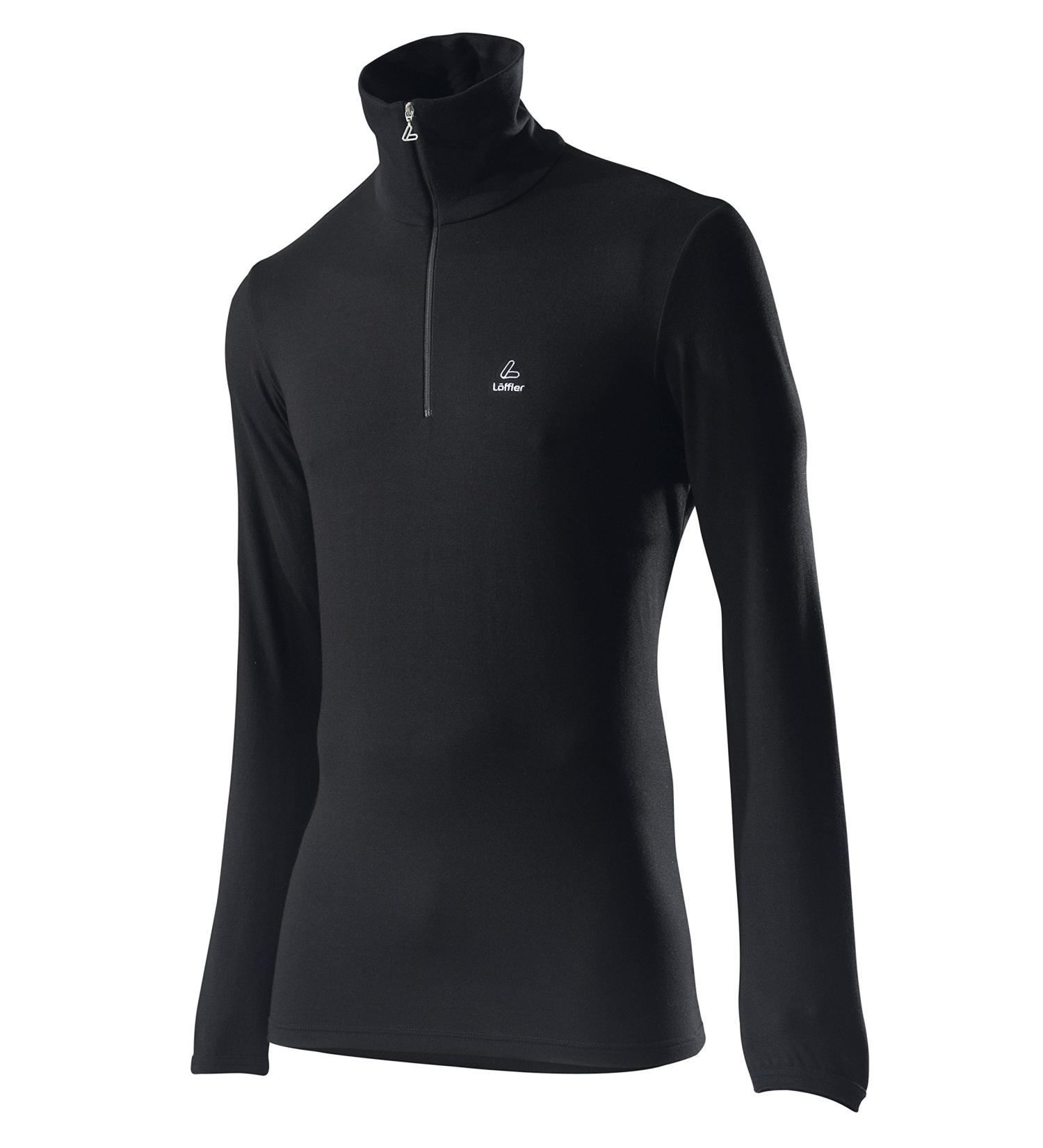 L ffler Herren Pulli HR Transtex Zip Rolli Basic CF 46 Schwarz - Hochwertiger Warmer Pullover f r Herren | Internationaler Versand verf gbar - Buy Online on GoSupps.com