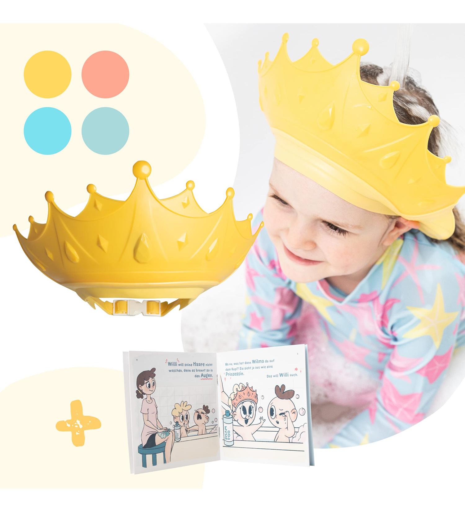 Buy Windelst rmer Shower Cap for Children Carefree Hair Washing & Protection (Yellow) | Best International Shipping - Buy Online on GoSupps.com