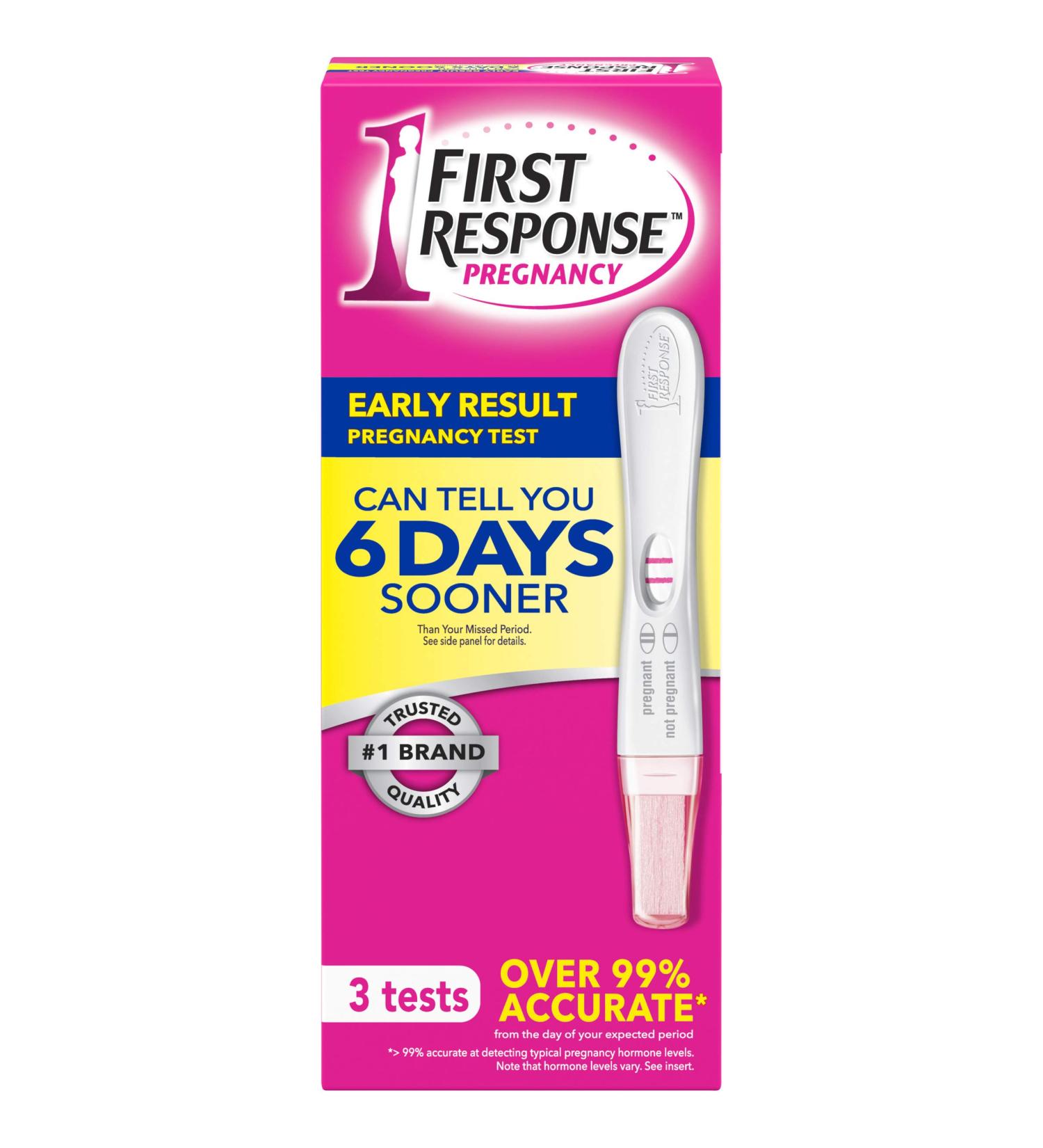First Response Preg Dbl T Size Ea First Response Pregnancy Test Value Pack