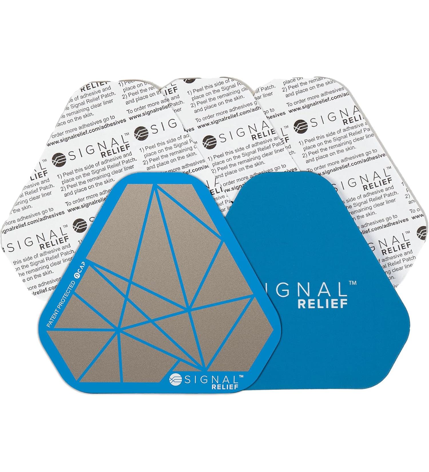 Pain Relief Patches for Back Knee or Leg Pain and Cramps - Reusable Pain Patch - 4.5" - Pack of 2 with Adhesives - Buy Online on GoSupps.com