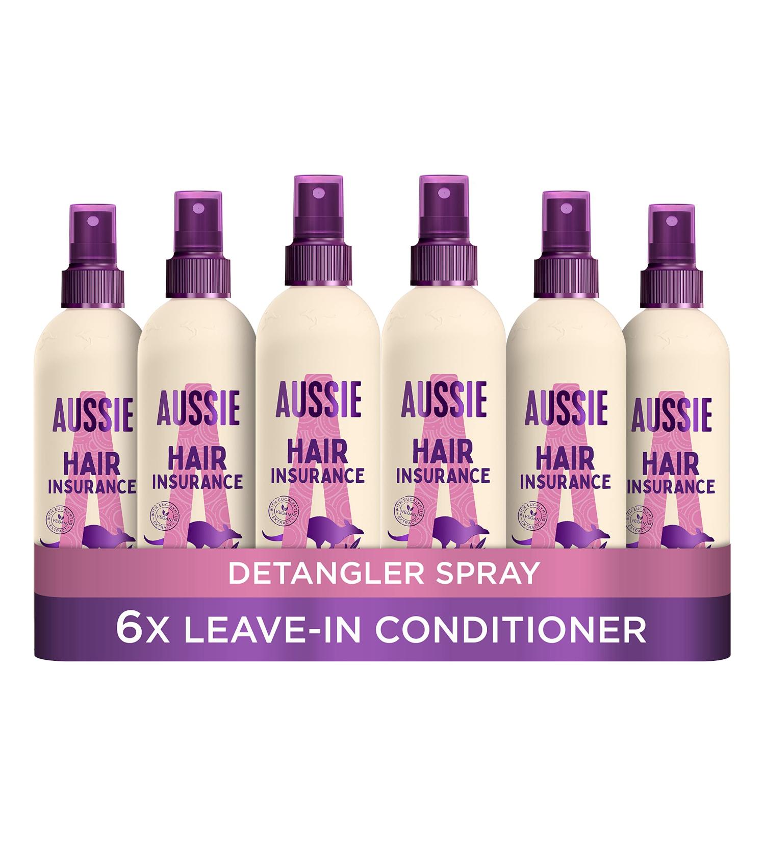 Aussie Miracle Hair Insurance Conditioner Detangler Spray 6 x 250ml