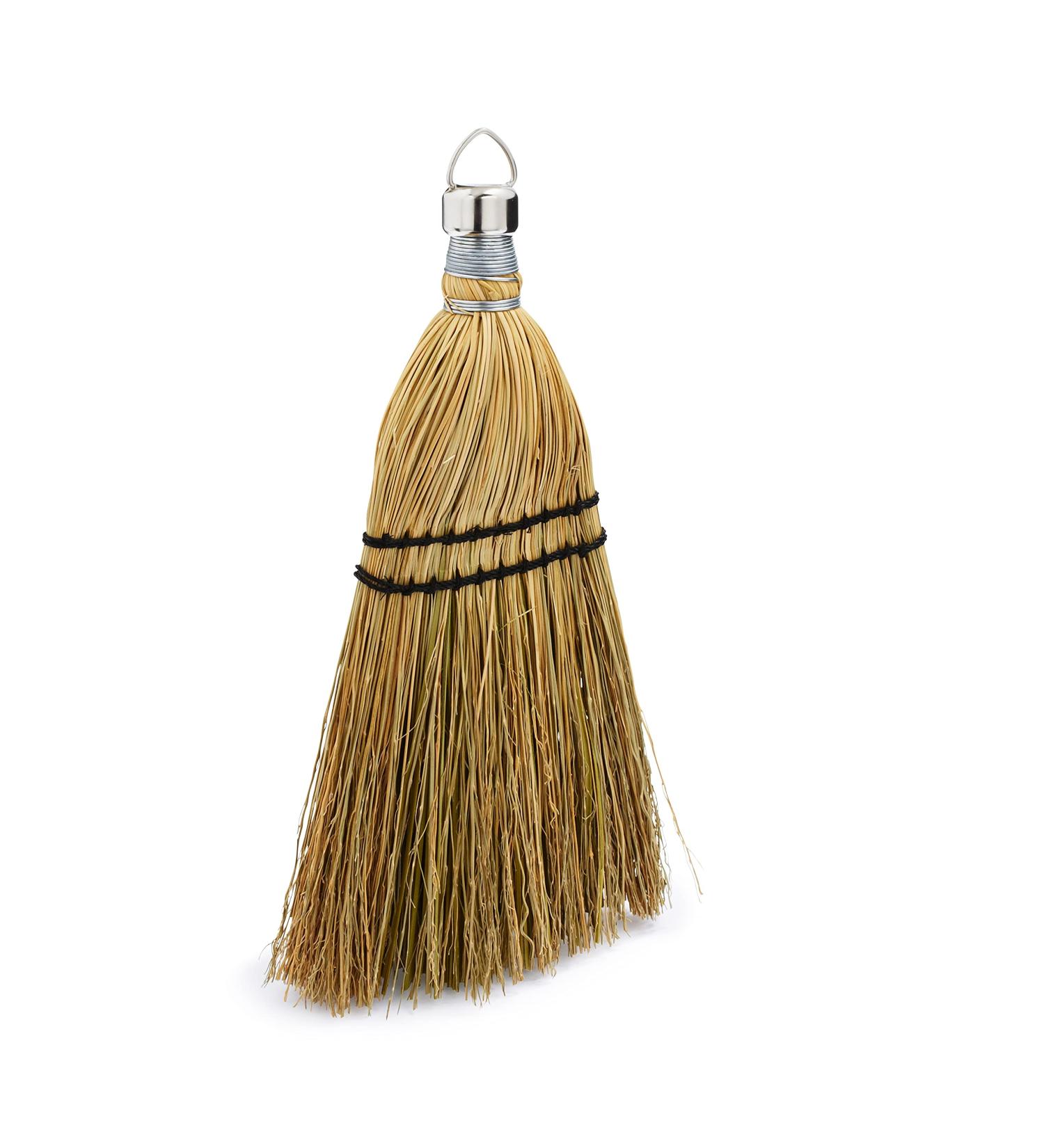 Rubbermaid Commercial 12 Inch Corn Whisk Broom - Yellow Flagged Natural Bristles for Multi-Surface Sweeping | Ideal for Porches, Floors, Decks, Driveways, and Sidewalks - Buy Online on GoSupps.com
