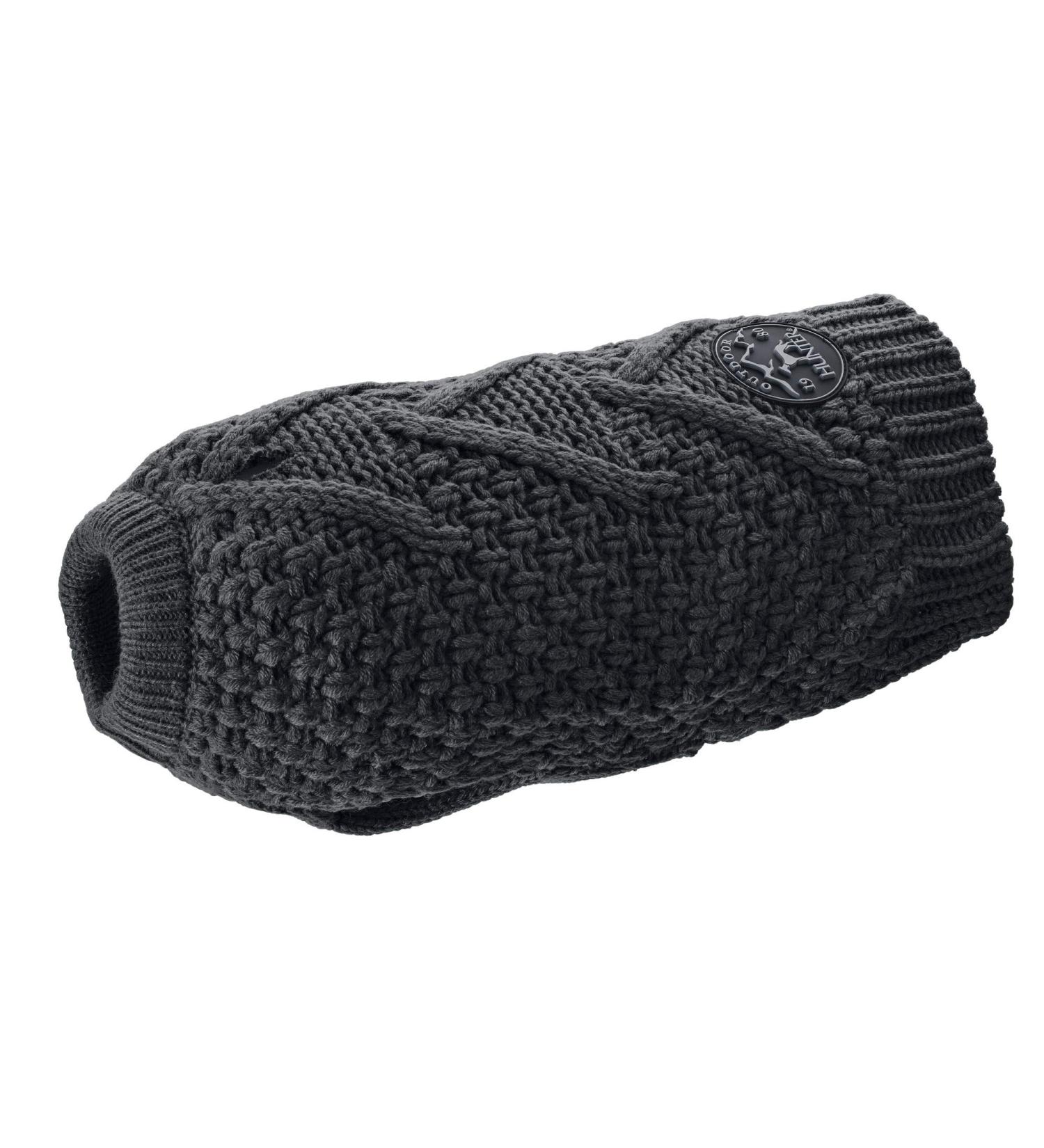 HUNTER Malm Dog Sweater 30 - Anthracite | International Shipping Stylish & Warm Dog Apparel - Buy Online on GoSupps.com